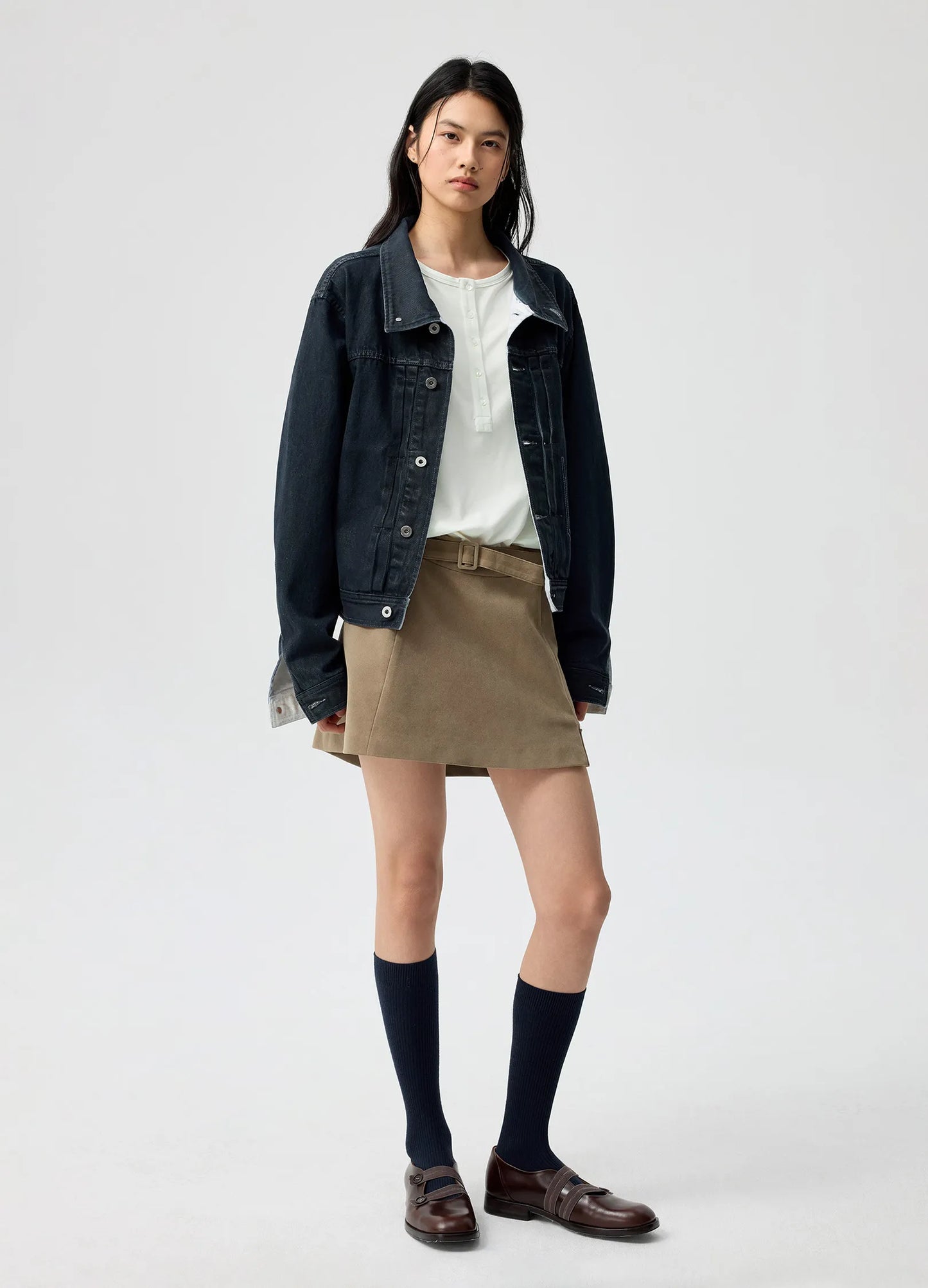 Coco Suede Miniskirt