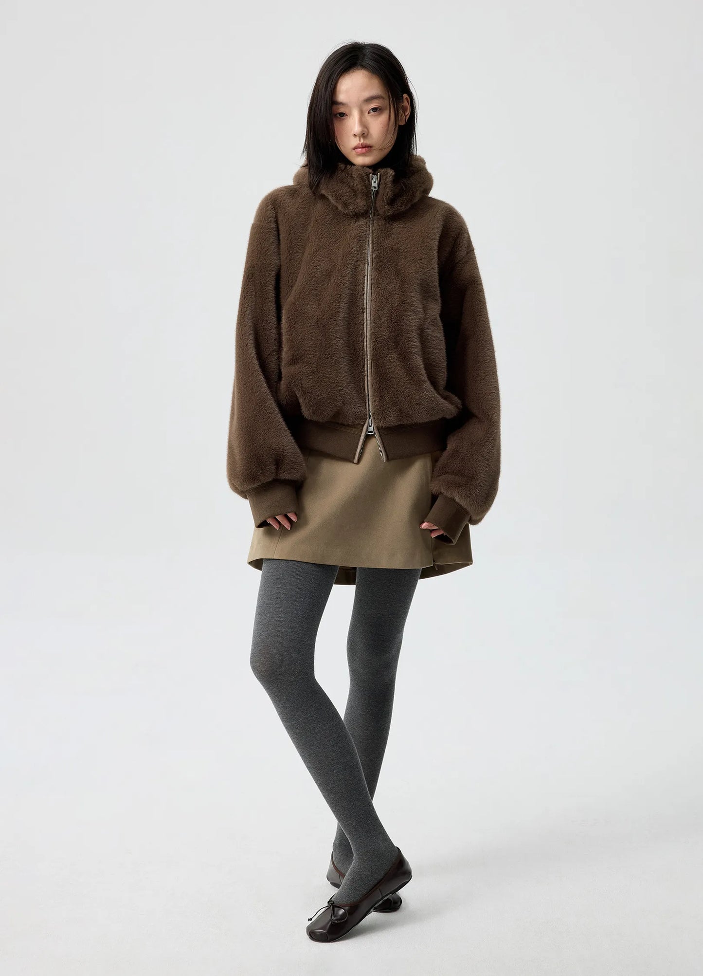 Coco Suede Miniskirt