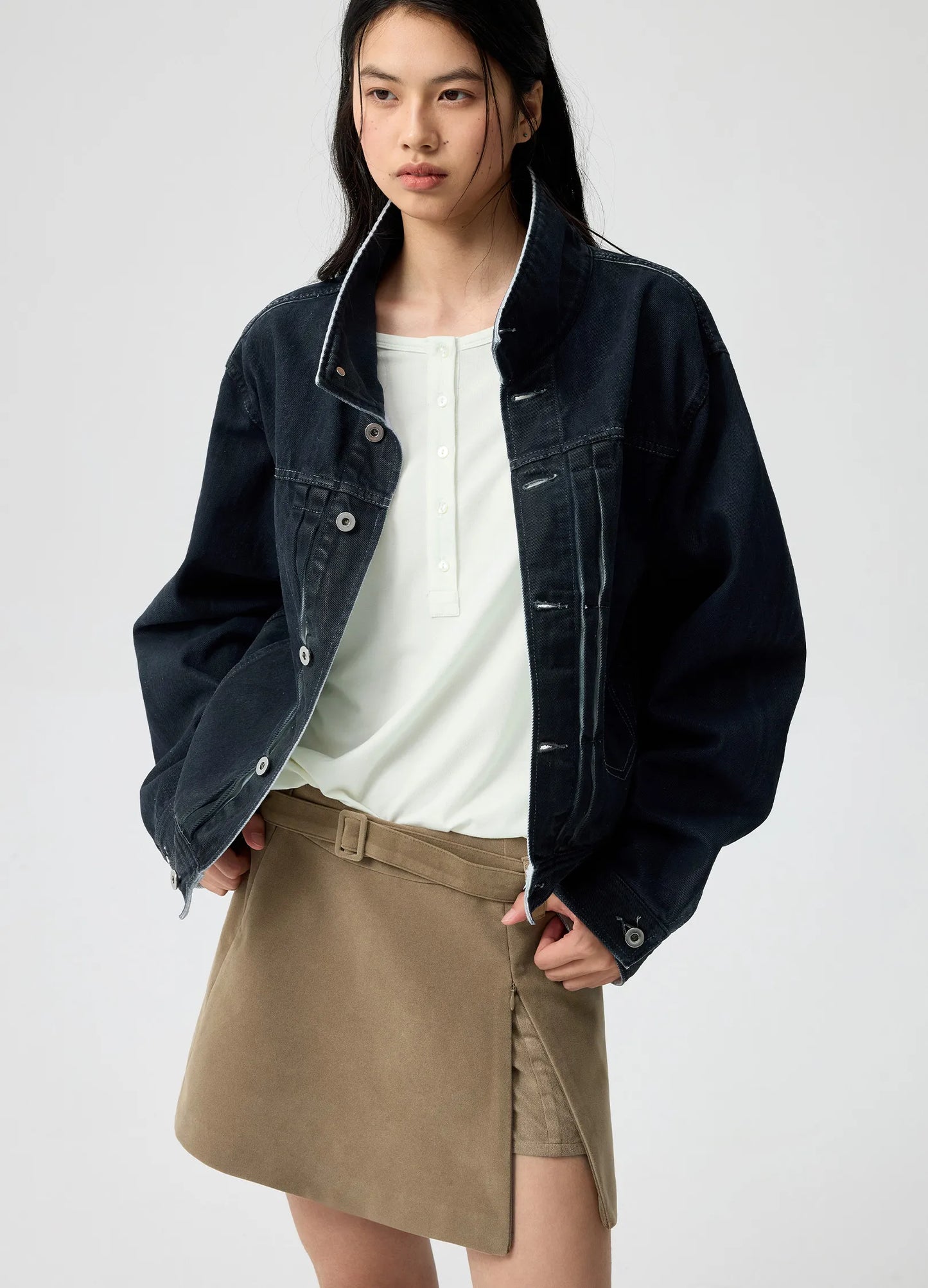 Coco Suede Miniskirt