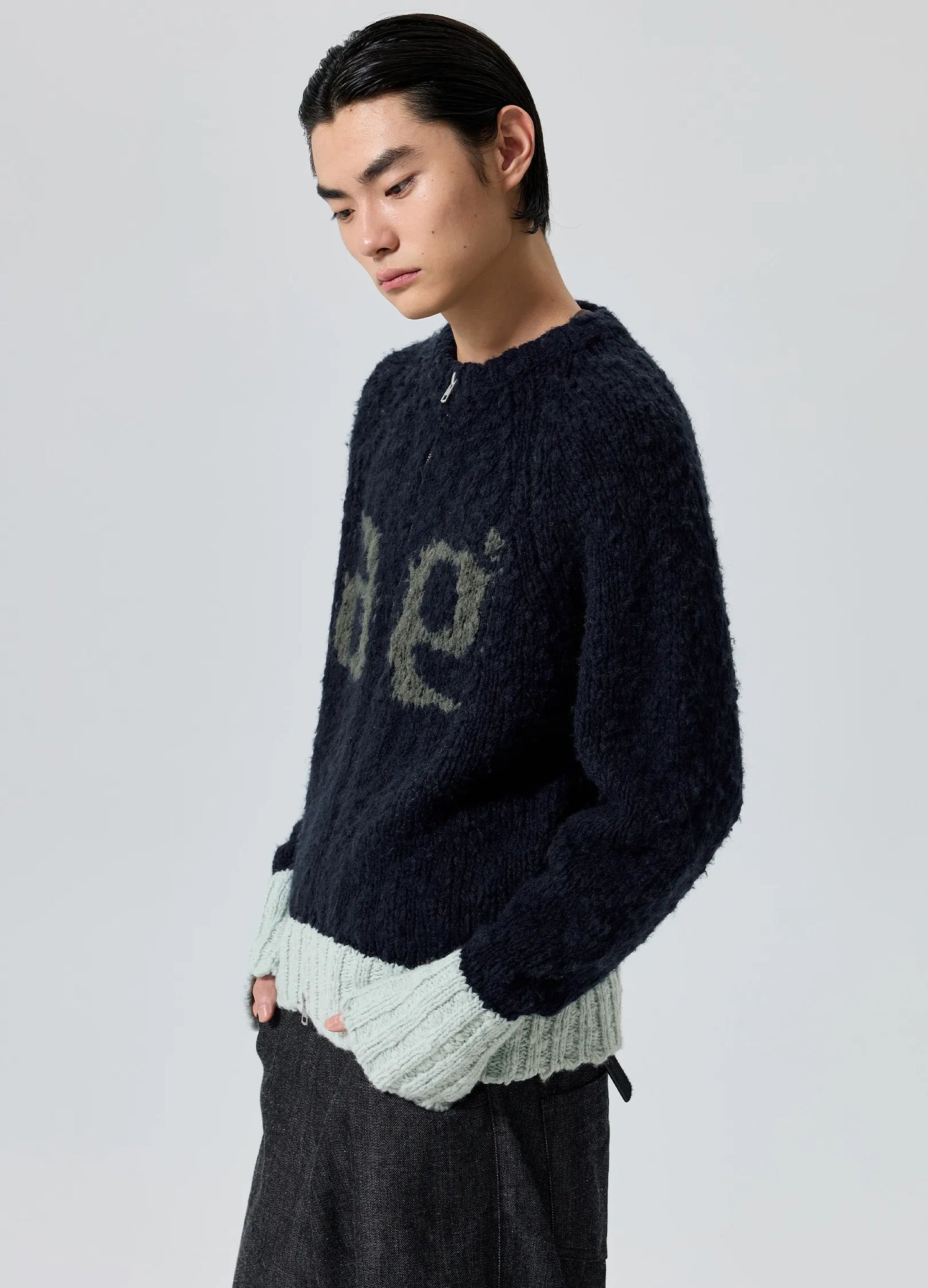 Color Block Cardigan