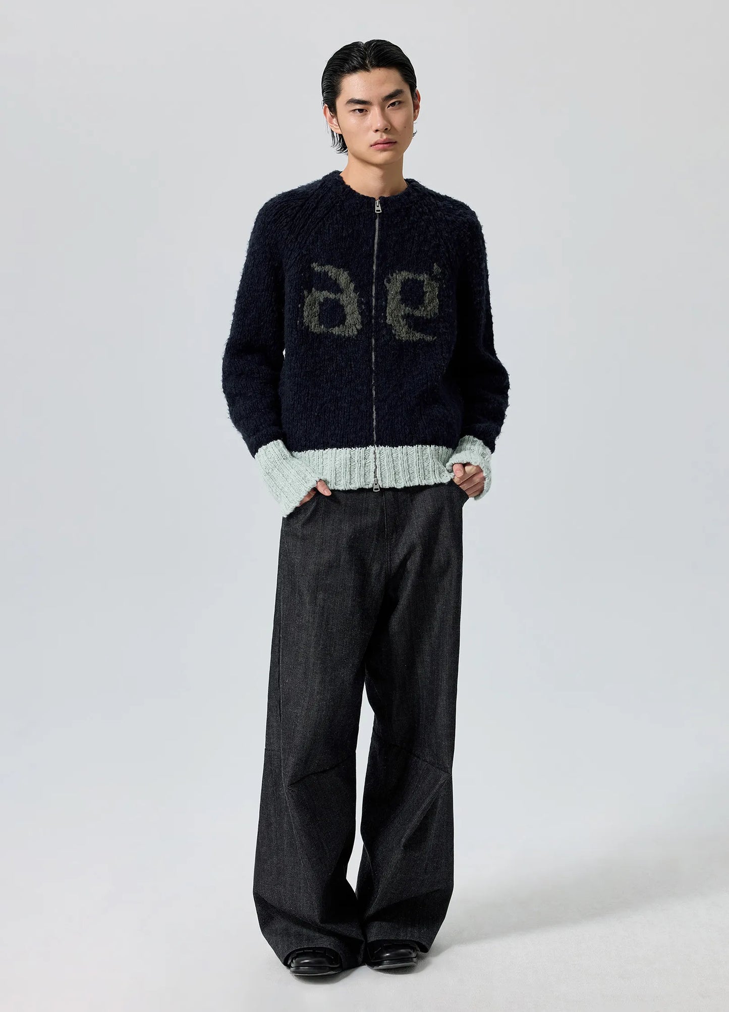 Color Block Cardigan