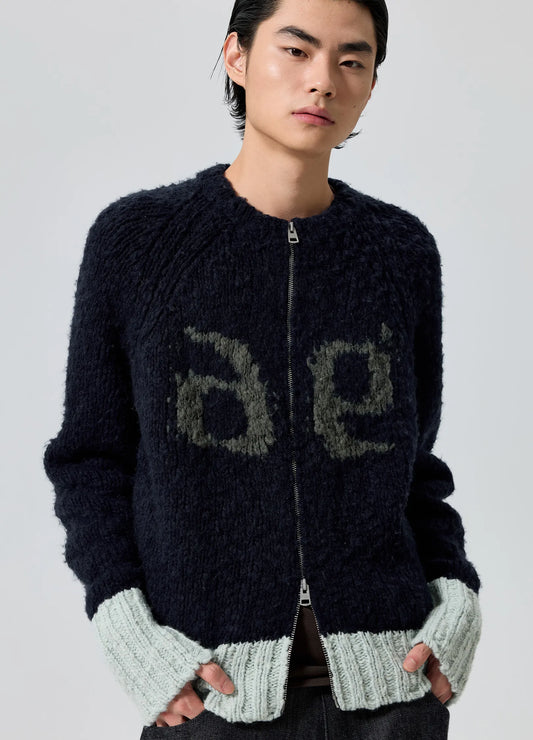 Color Block Cardigan