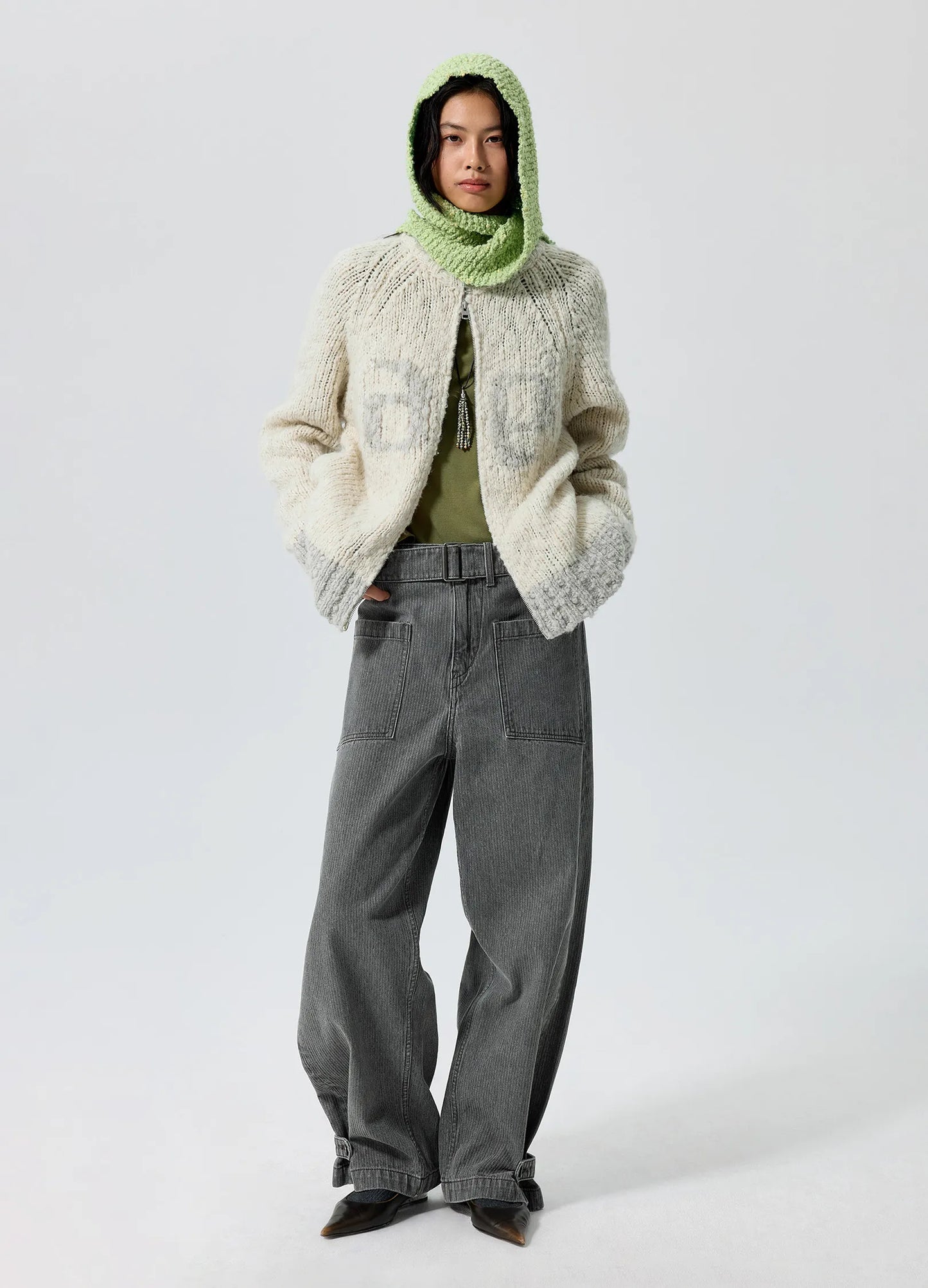 Color Block Cardigan