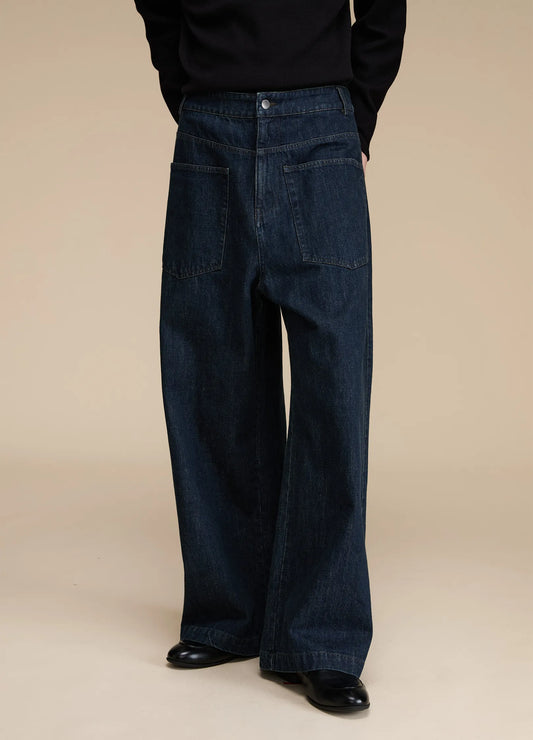 Contrast Pocket Denims