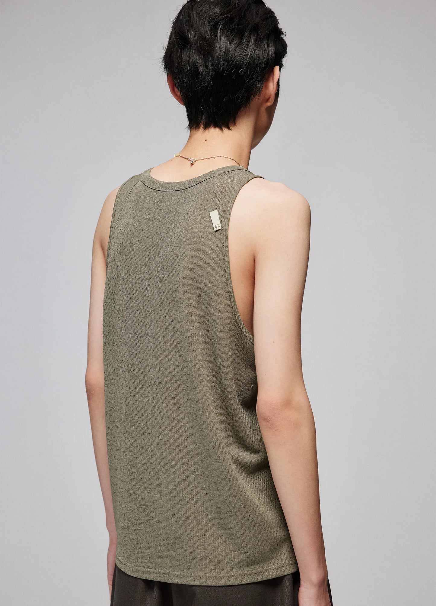 Contrast Knitted Tank