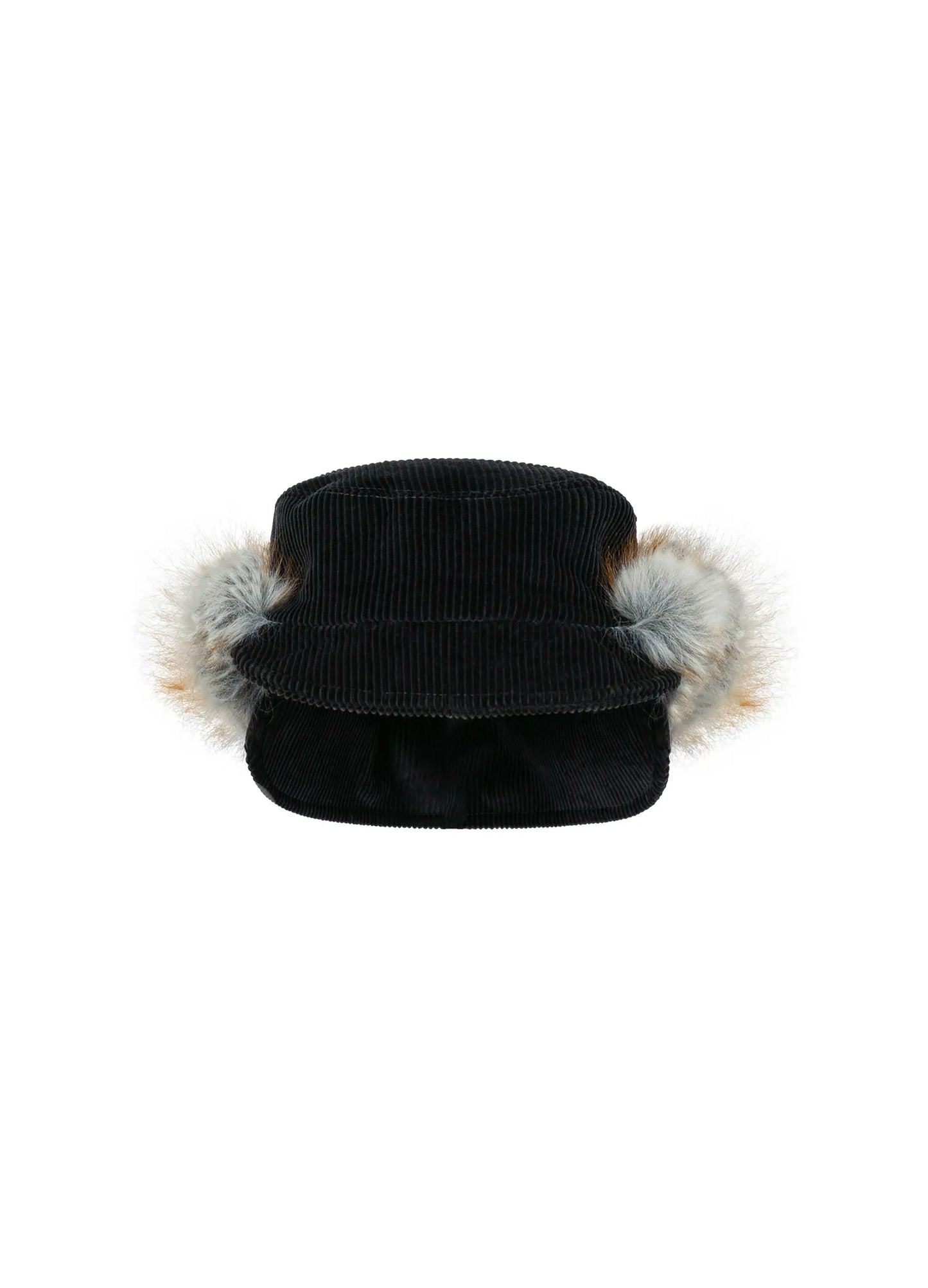Corduroy Fur Hat