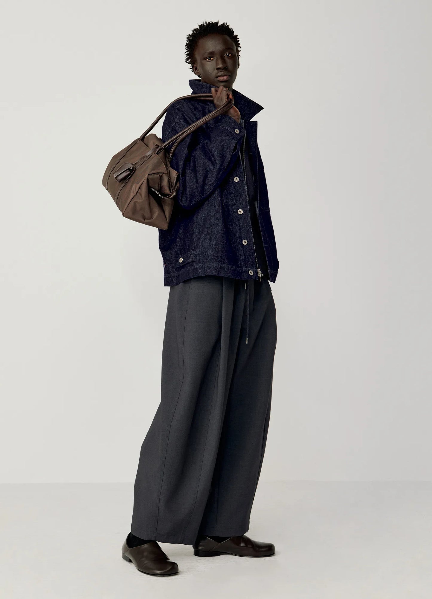 Cropped Suit Trousers