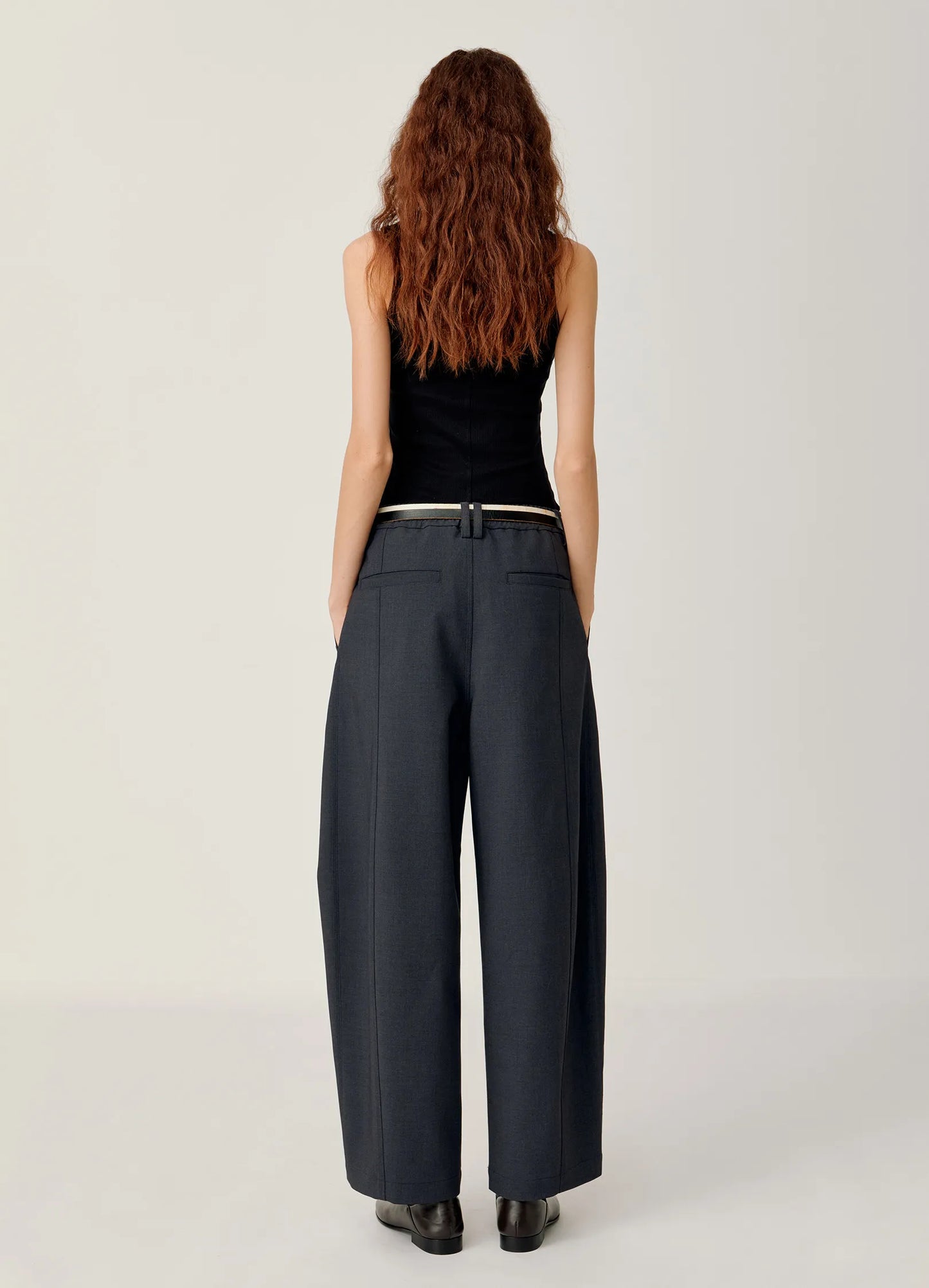 Cropped Suit Trousers
