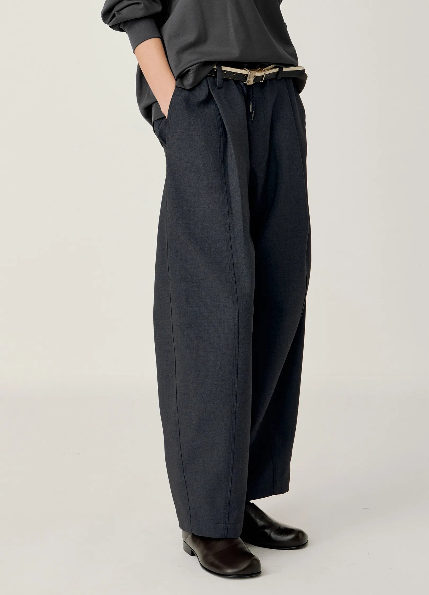 Cropped Suit Trousers