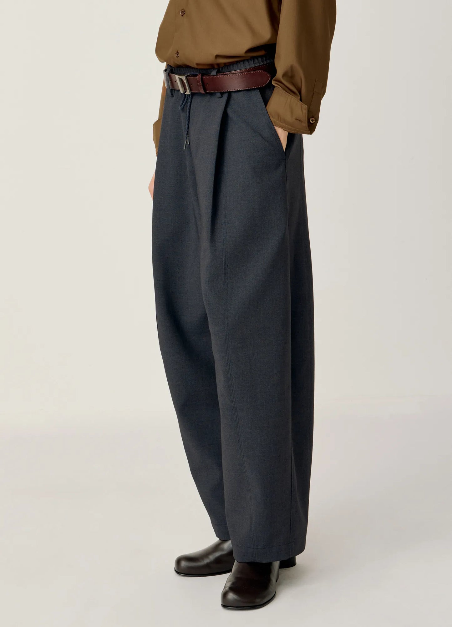 Cropped Suit Trousers