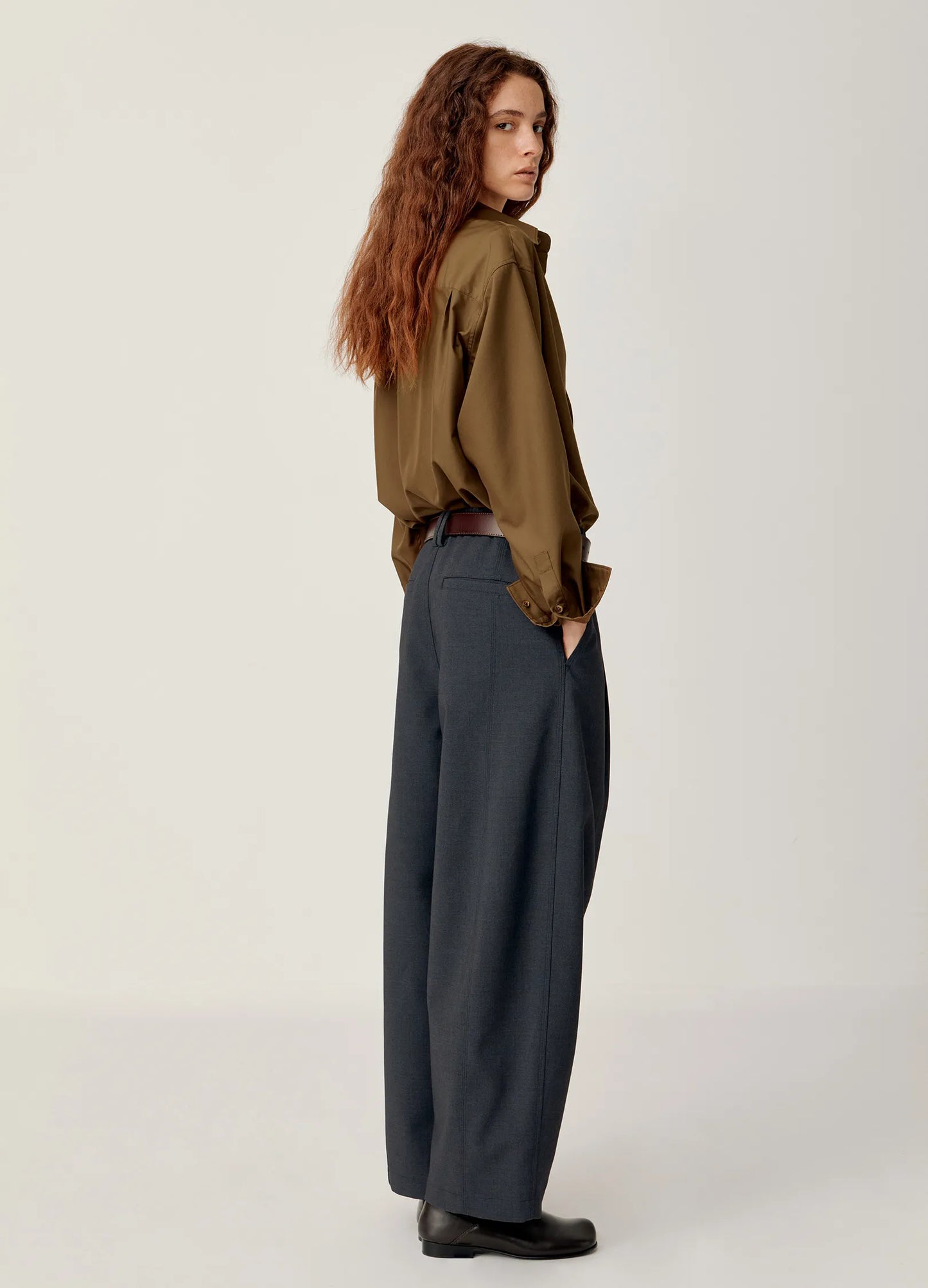 Cropped Suit Trousers