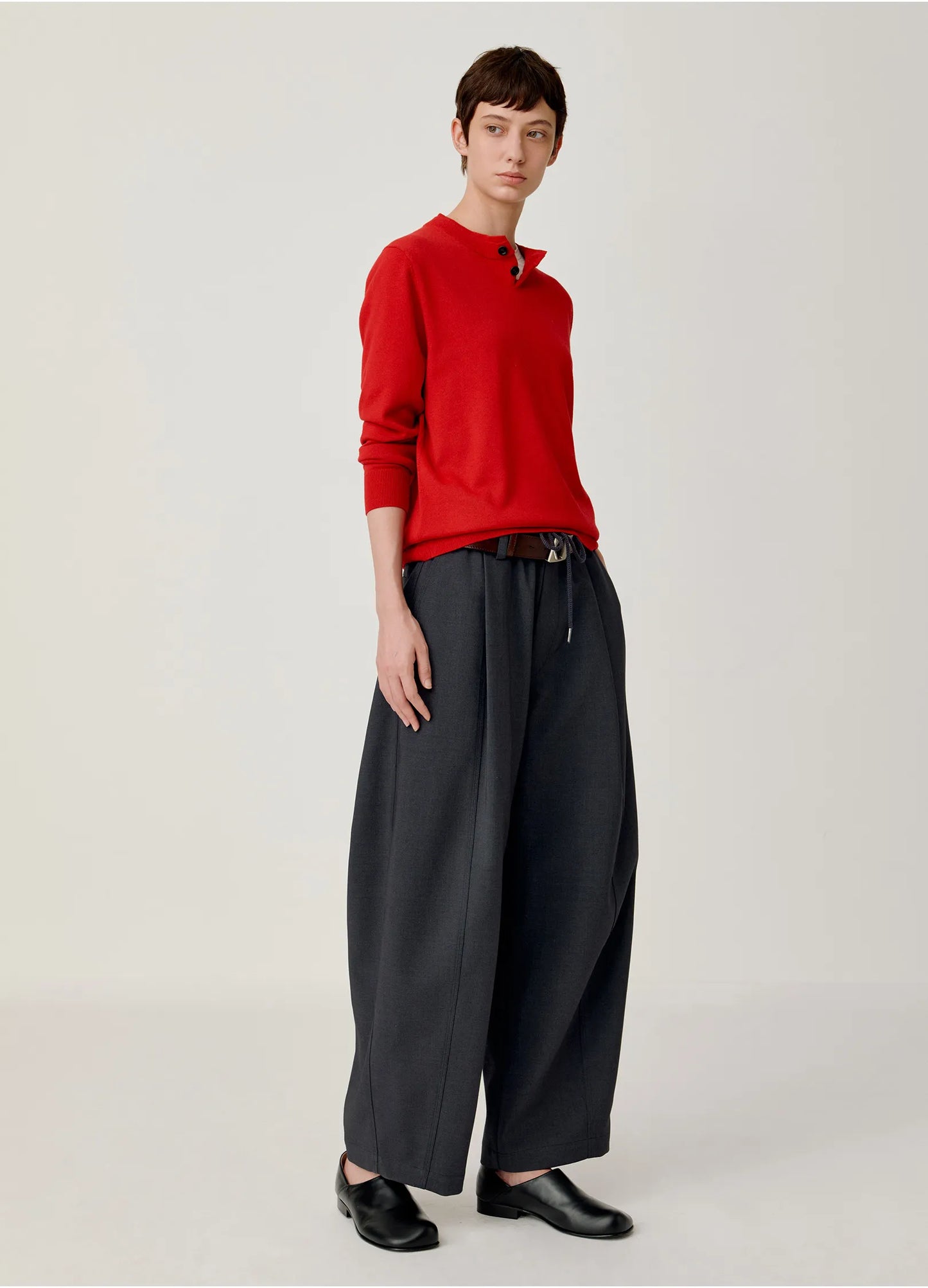 Cropped Suit Trousers