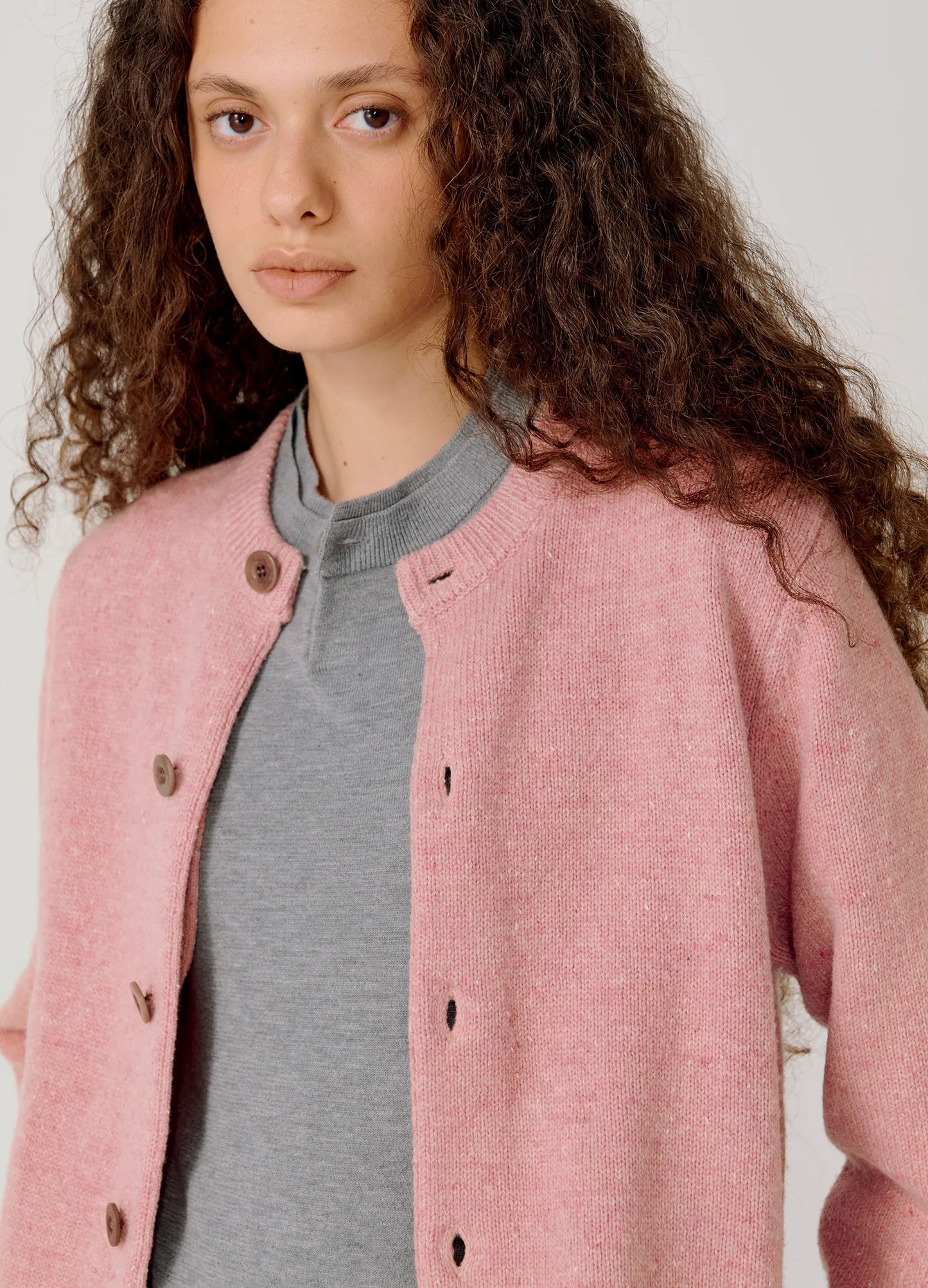 Cropped Wool Cardigan