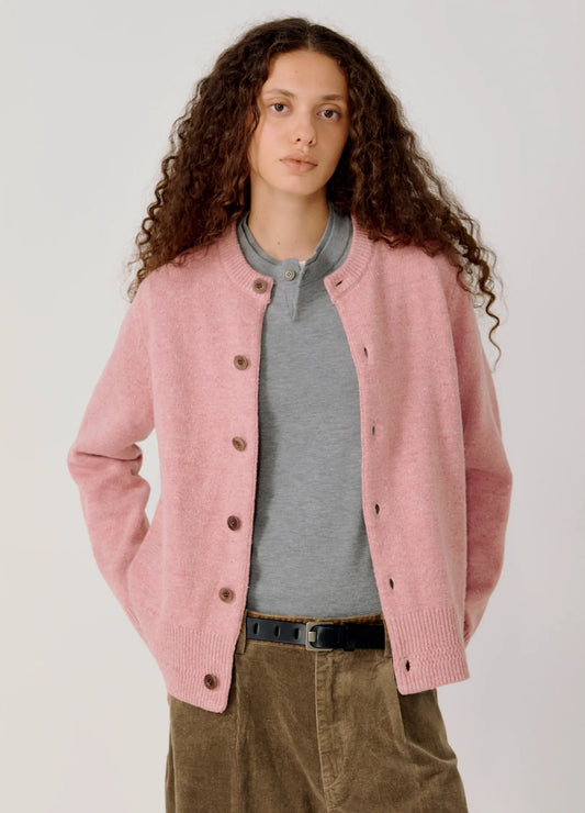 Cropped Wool Cardigan