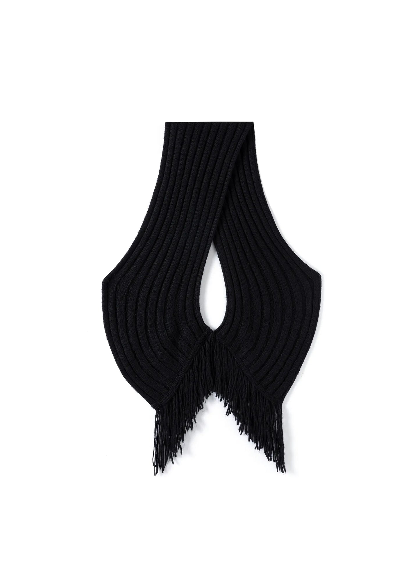 Curved Wool Scarf