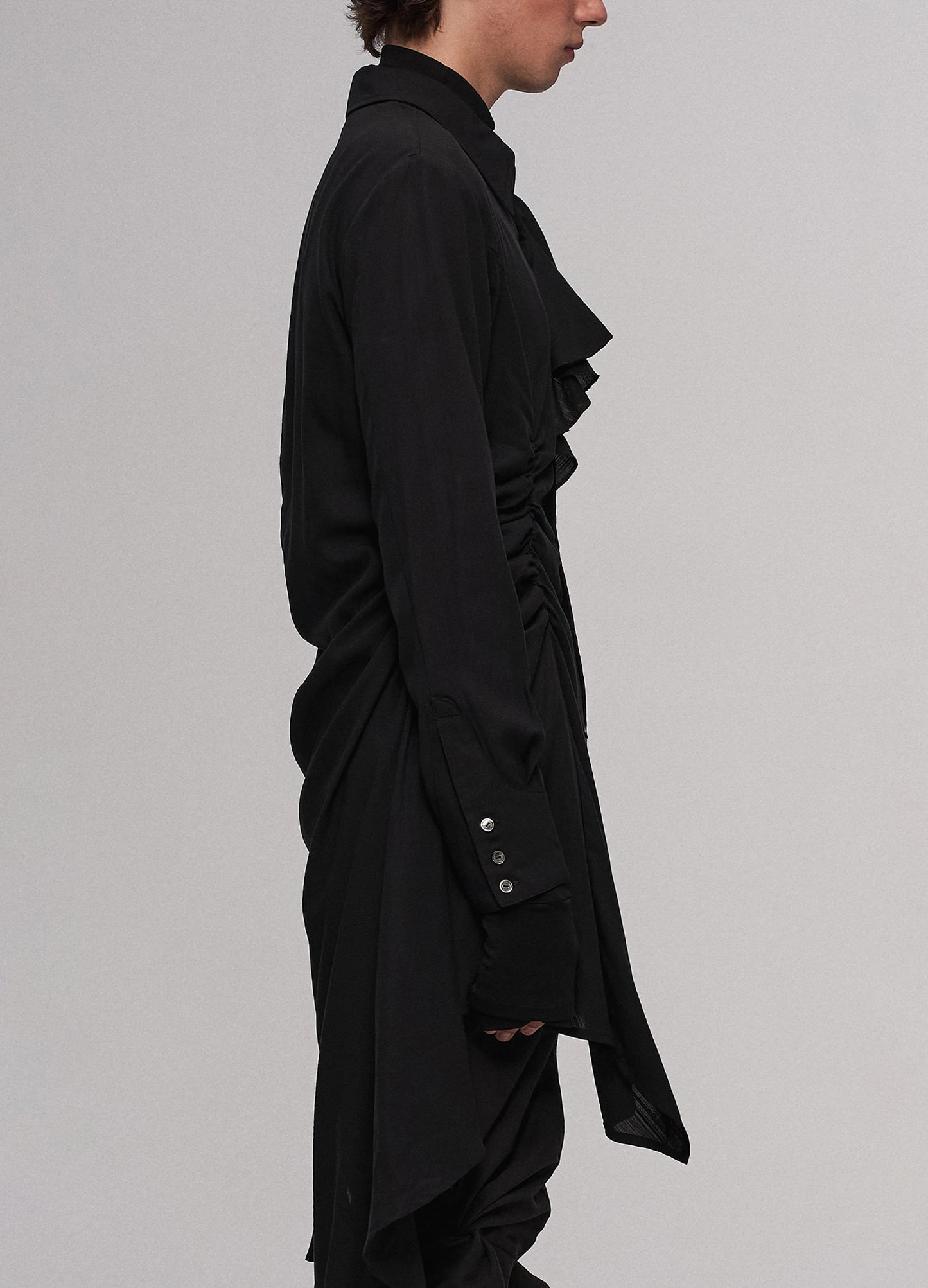 Dark Extended Shirt Men