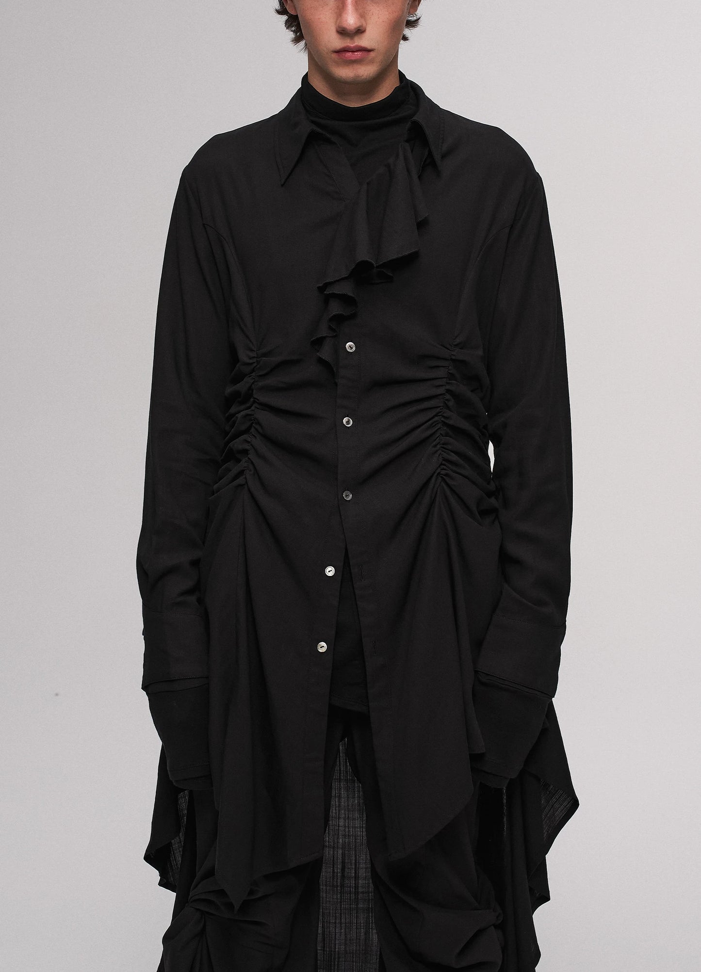 Dark Extended Shirt Men