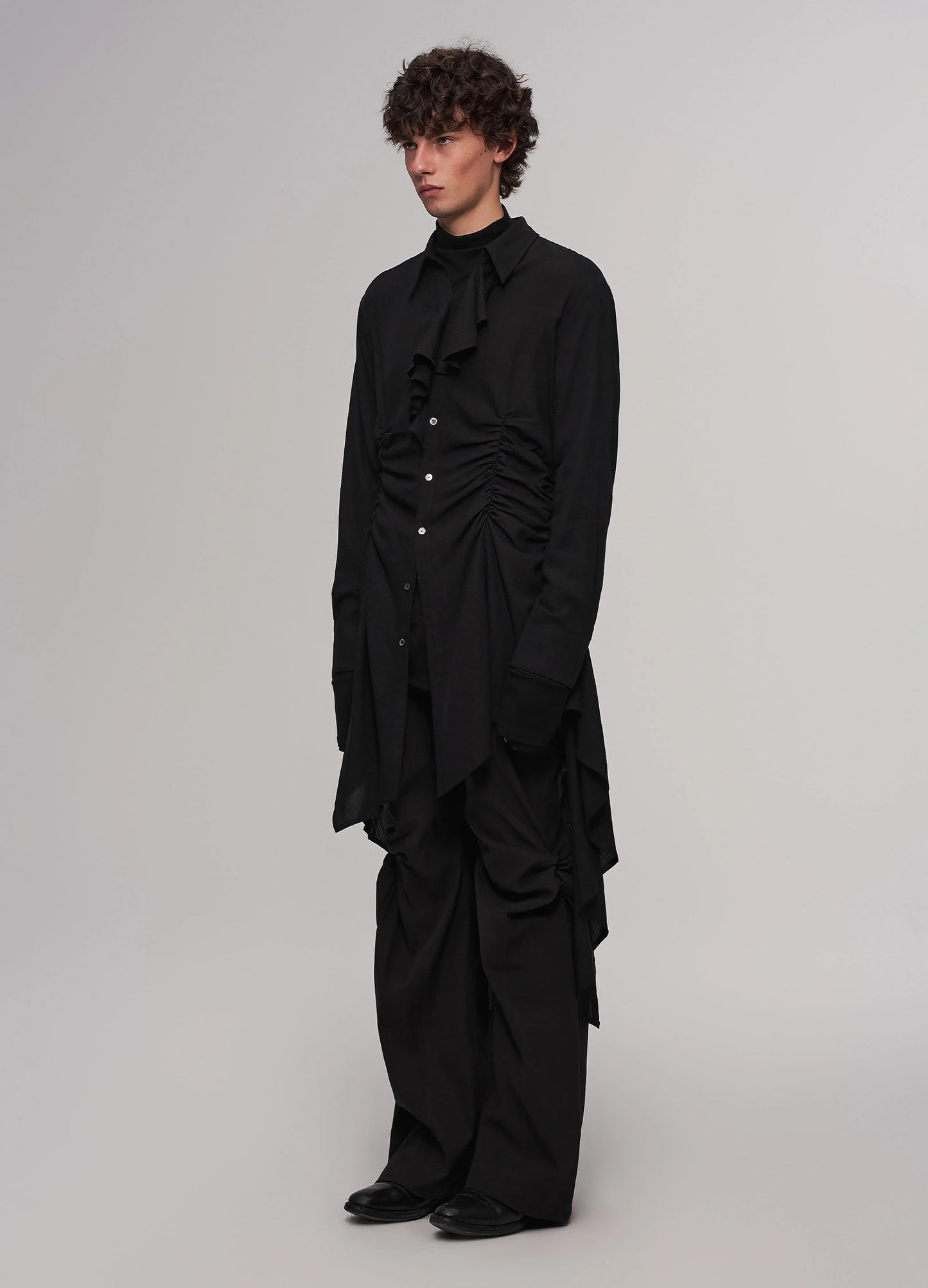 Dark Extended Shirt Men