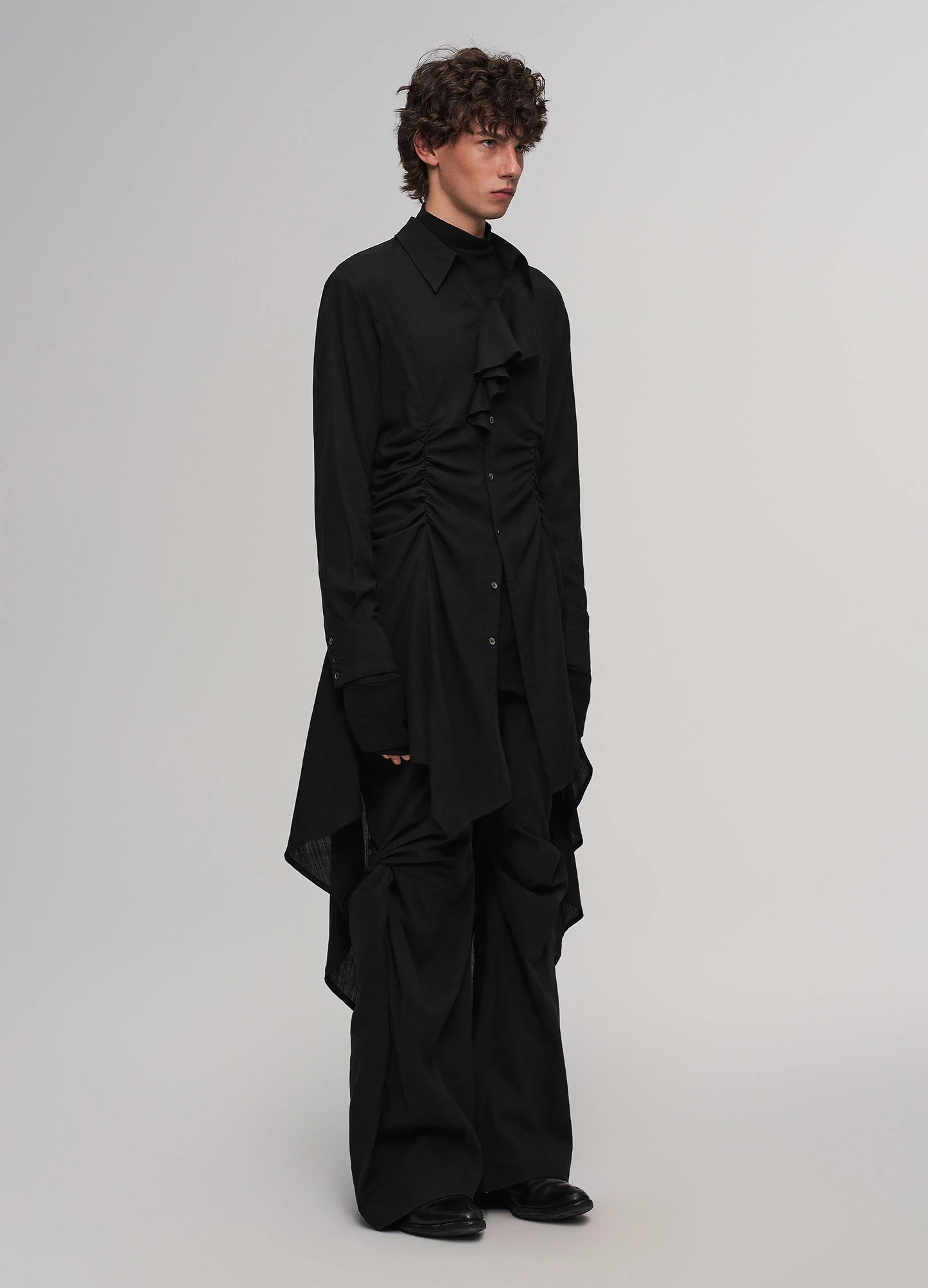 Dark Extended Shirt Men