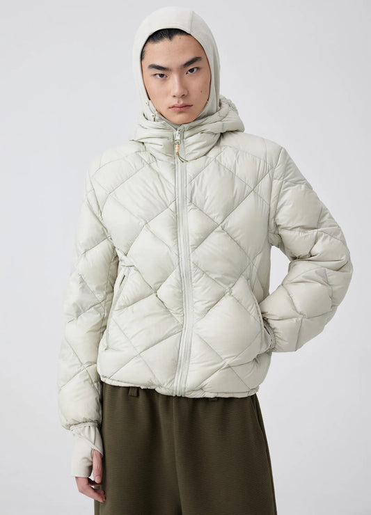 Diamond Quilted Down Jacket