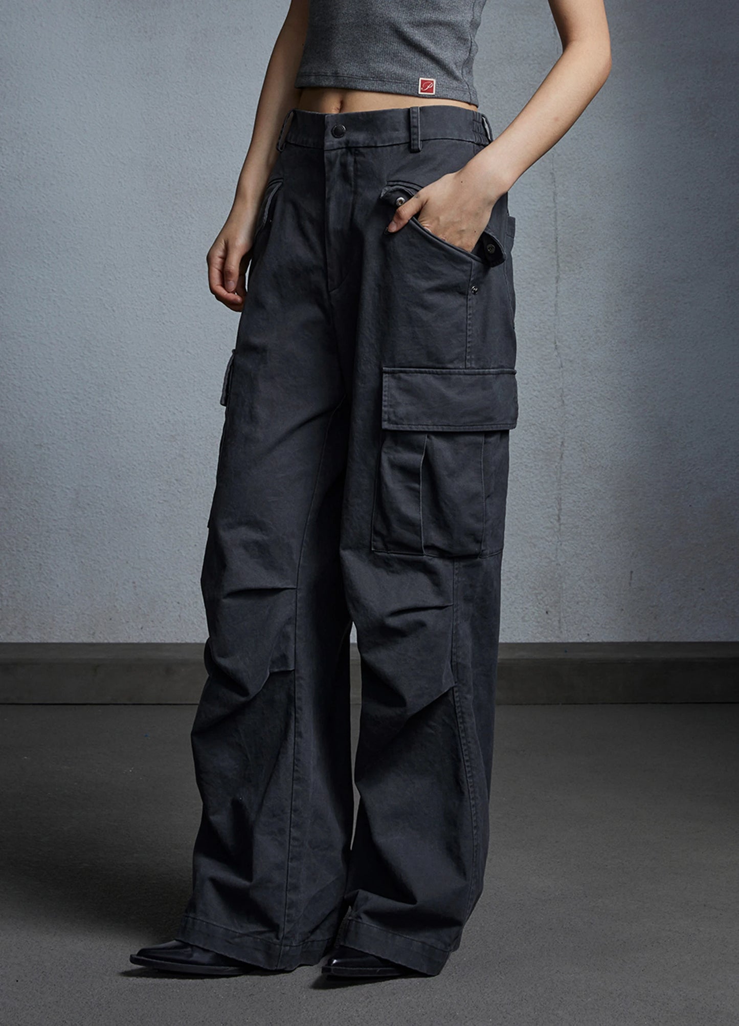 Pleated Cargos