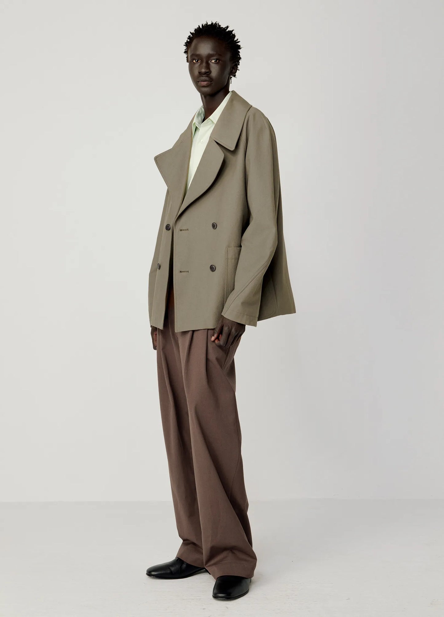 Double Breasted Lapel Jacket