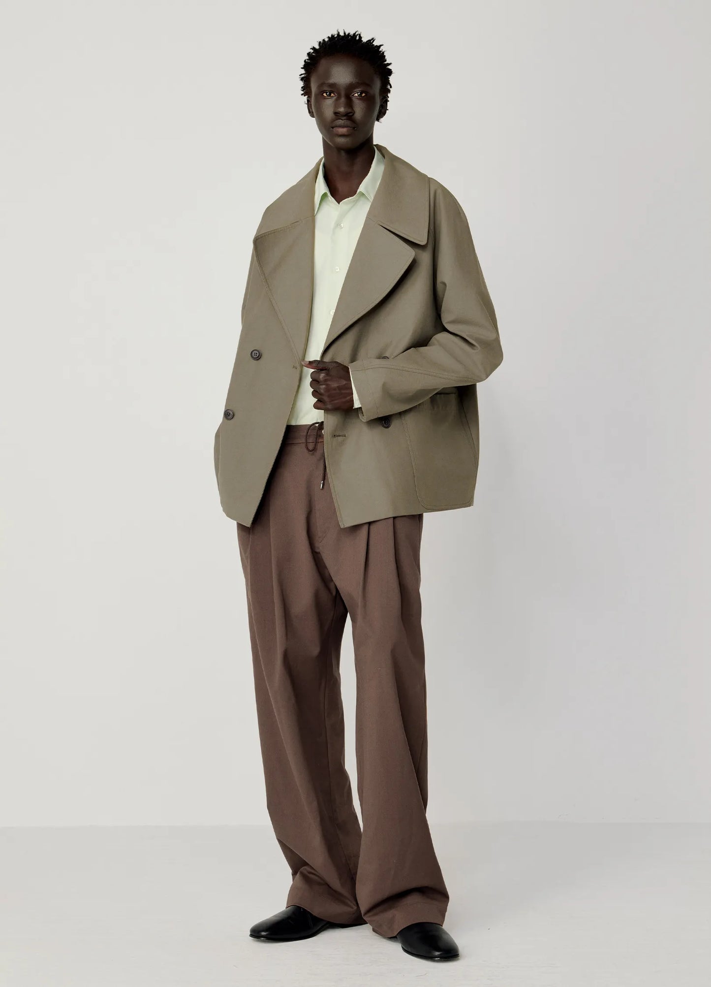 Double Breasted Lapel Jacket