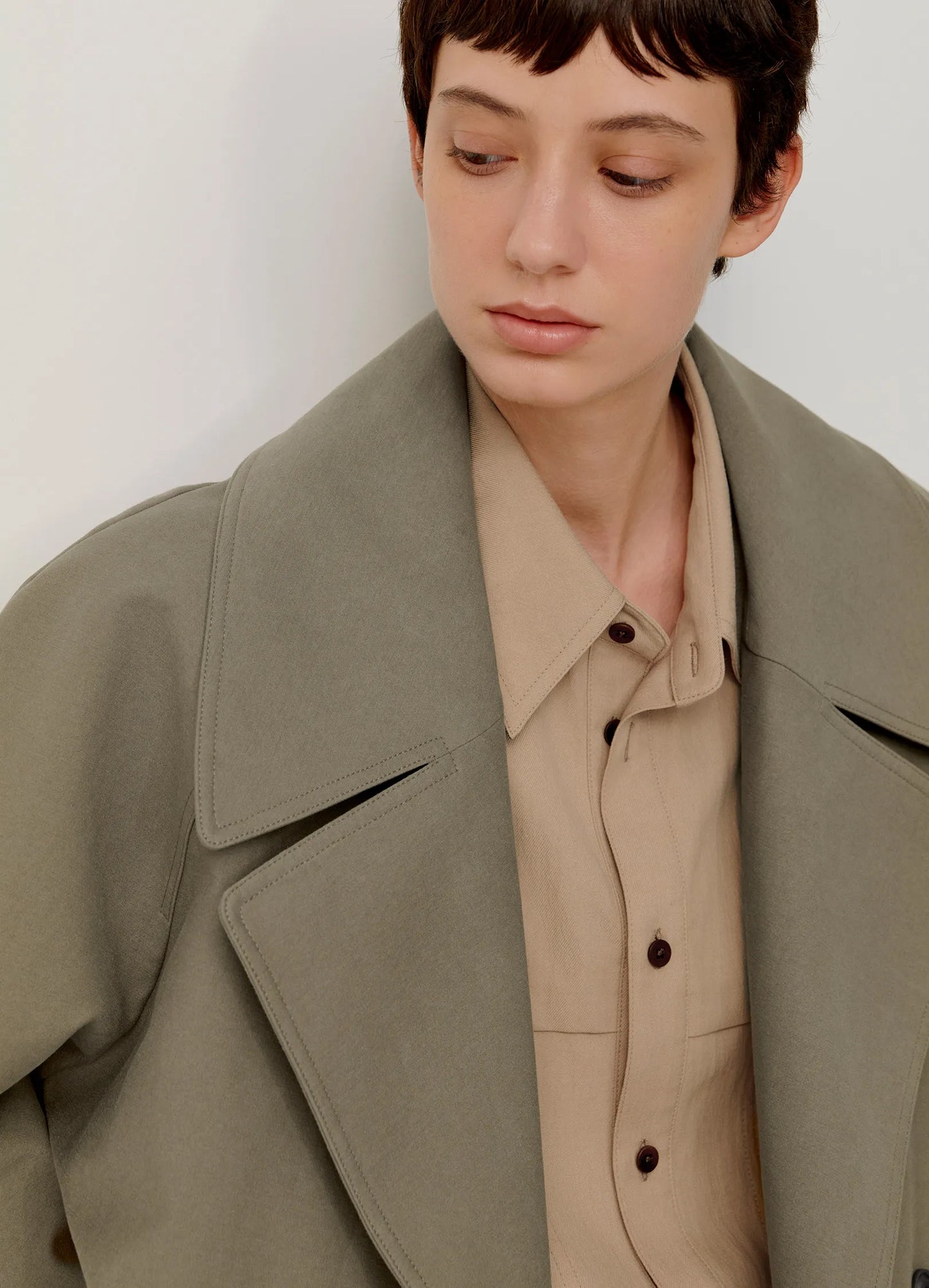 Double Breasted Lapel Jacket