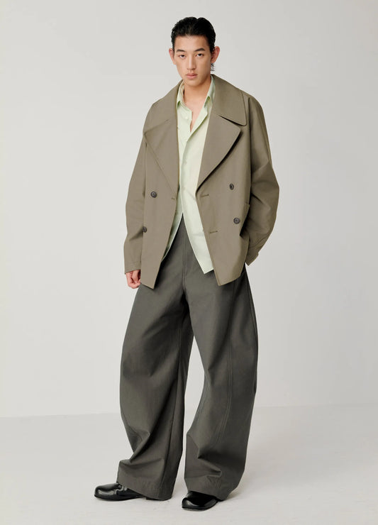 Double Breasted Lapel Jacket