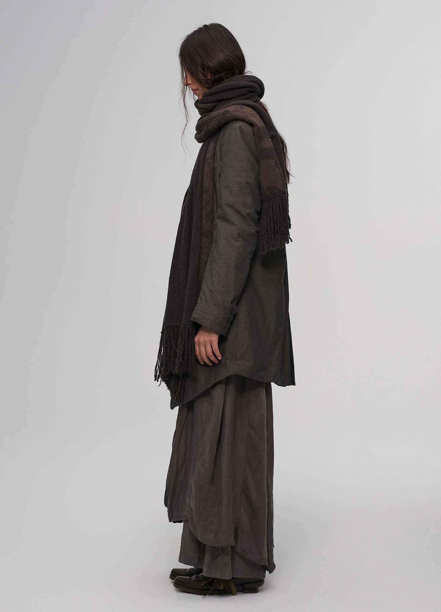 Embroidered Blazer Coat