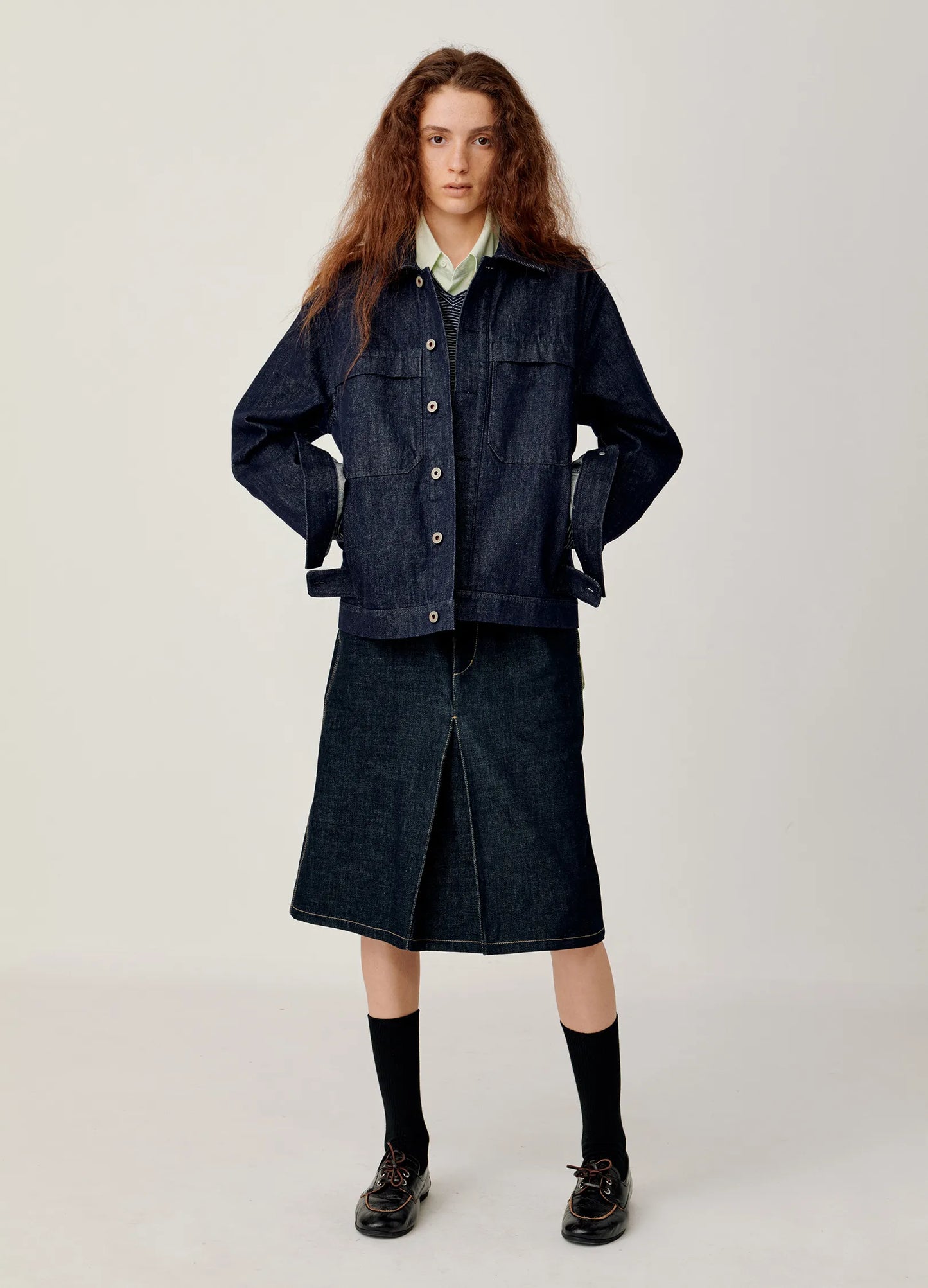 Engineer Denim Skirt