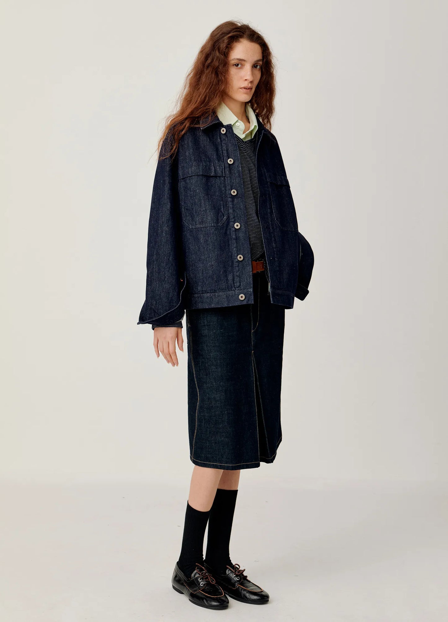 Engineer Denim Skirt