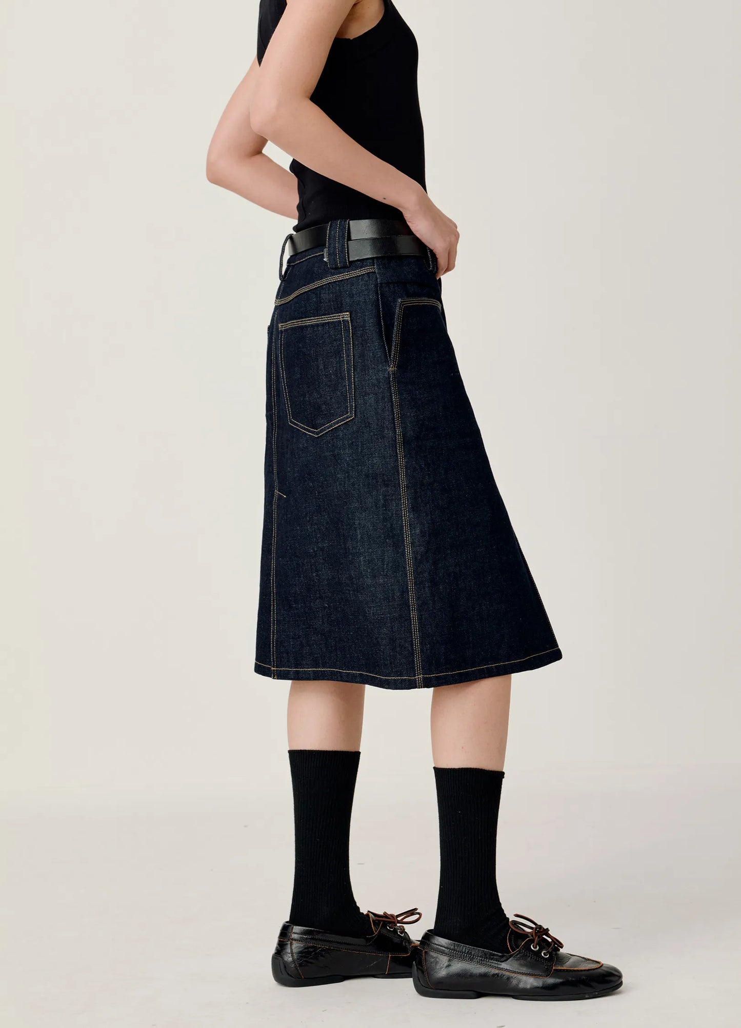 Engineer Denim Skirt