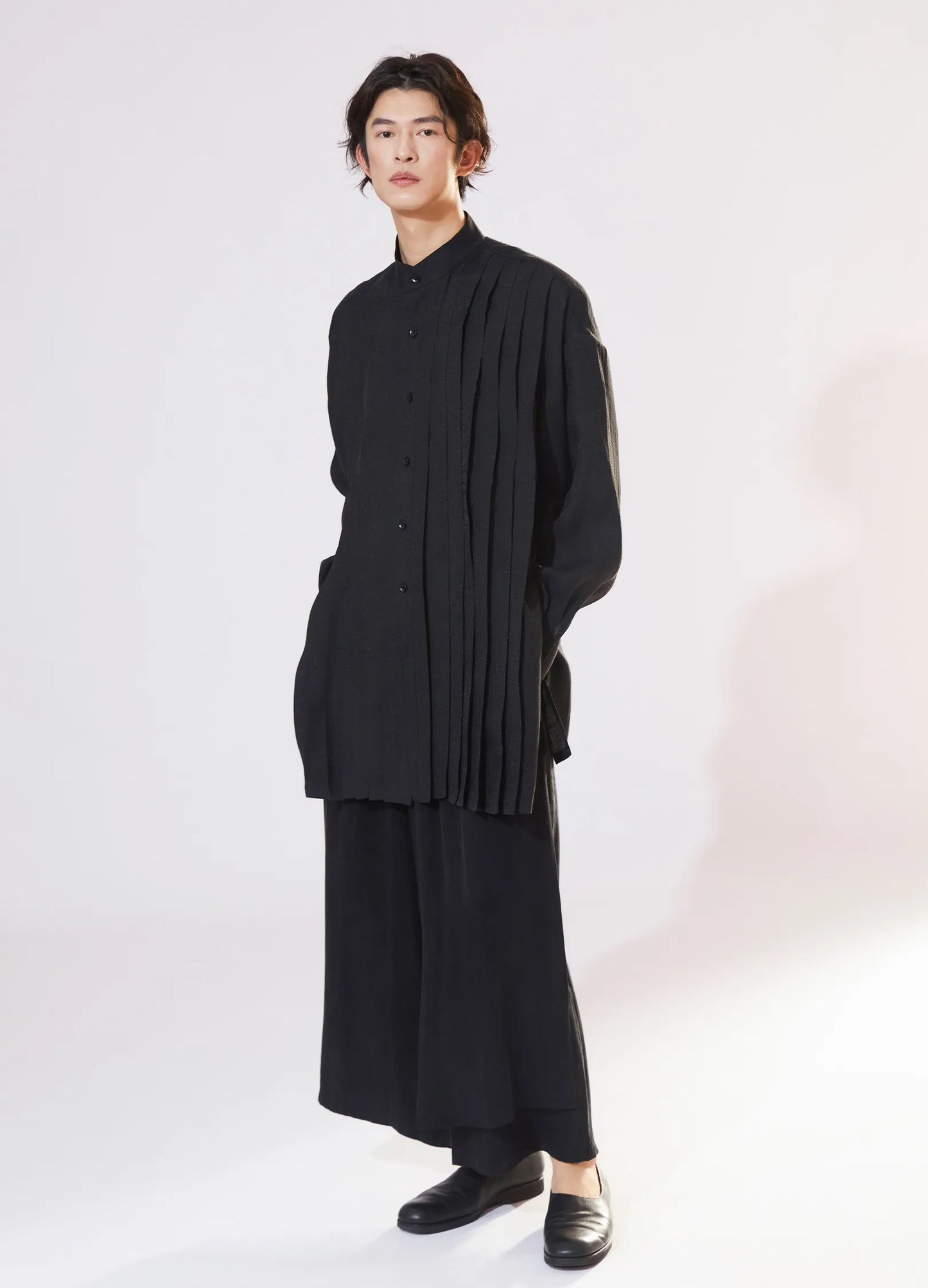 Extended Pleated Shirt