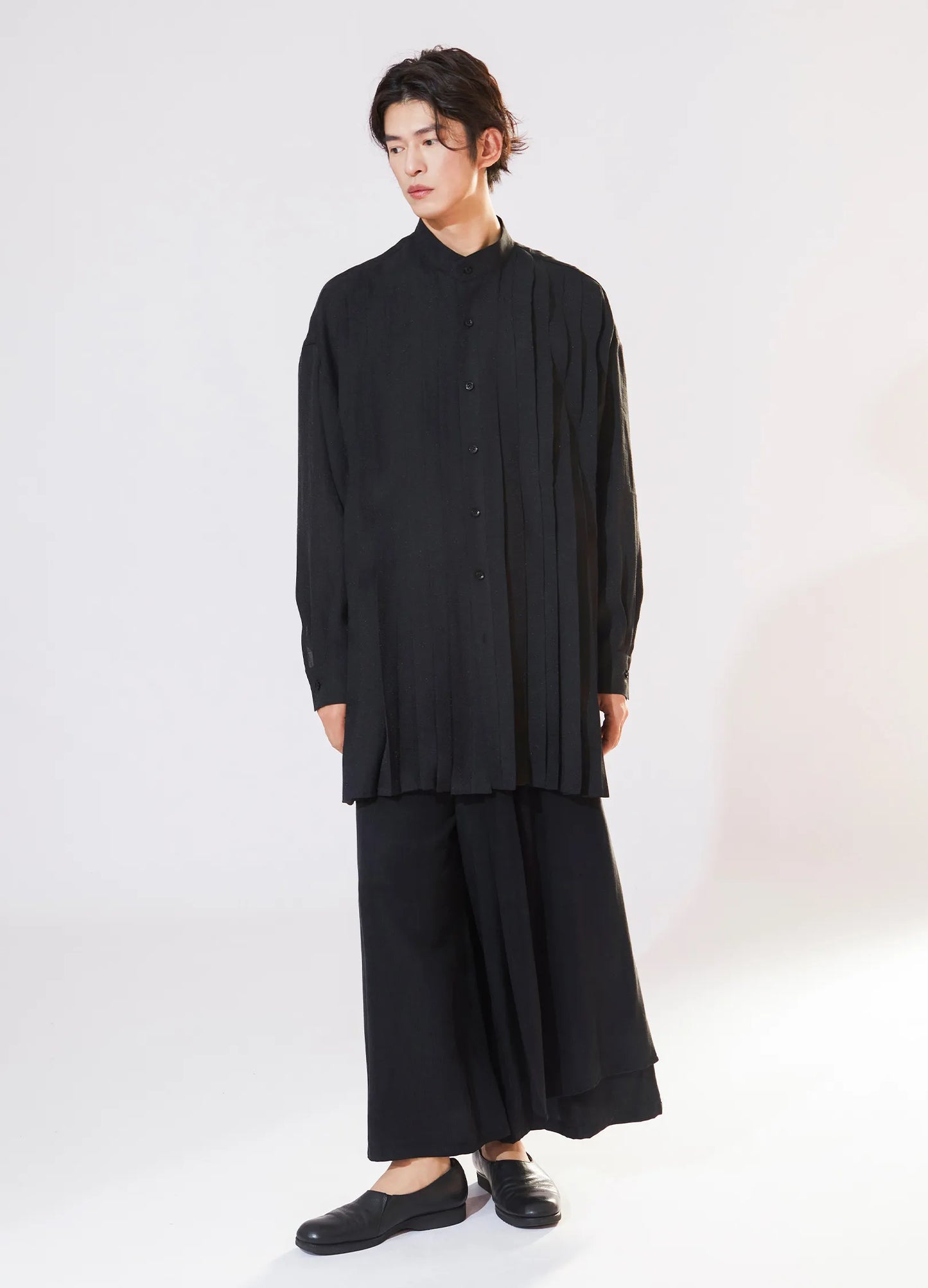 Extended Pleated Shirt