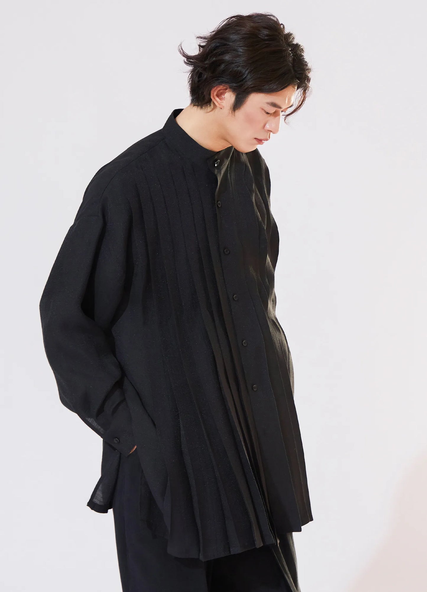 Extended Pleated Shirt