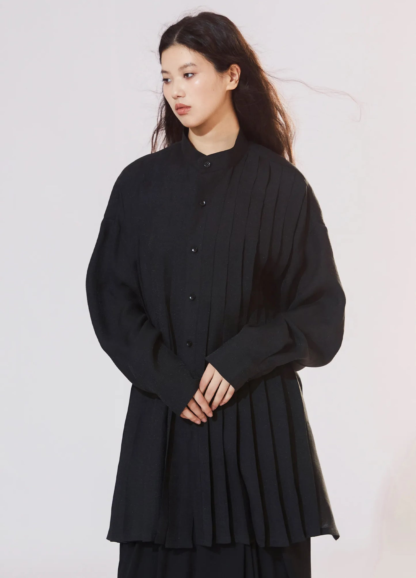 Extended Pleated Shirt