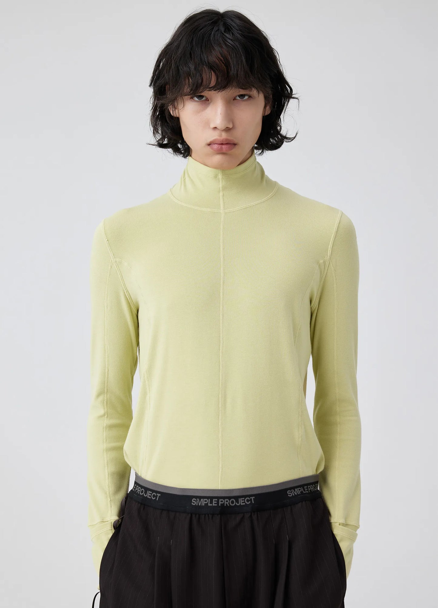 Fitted Turtleneck Mens