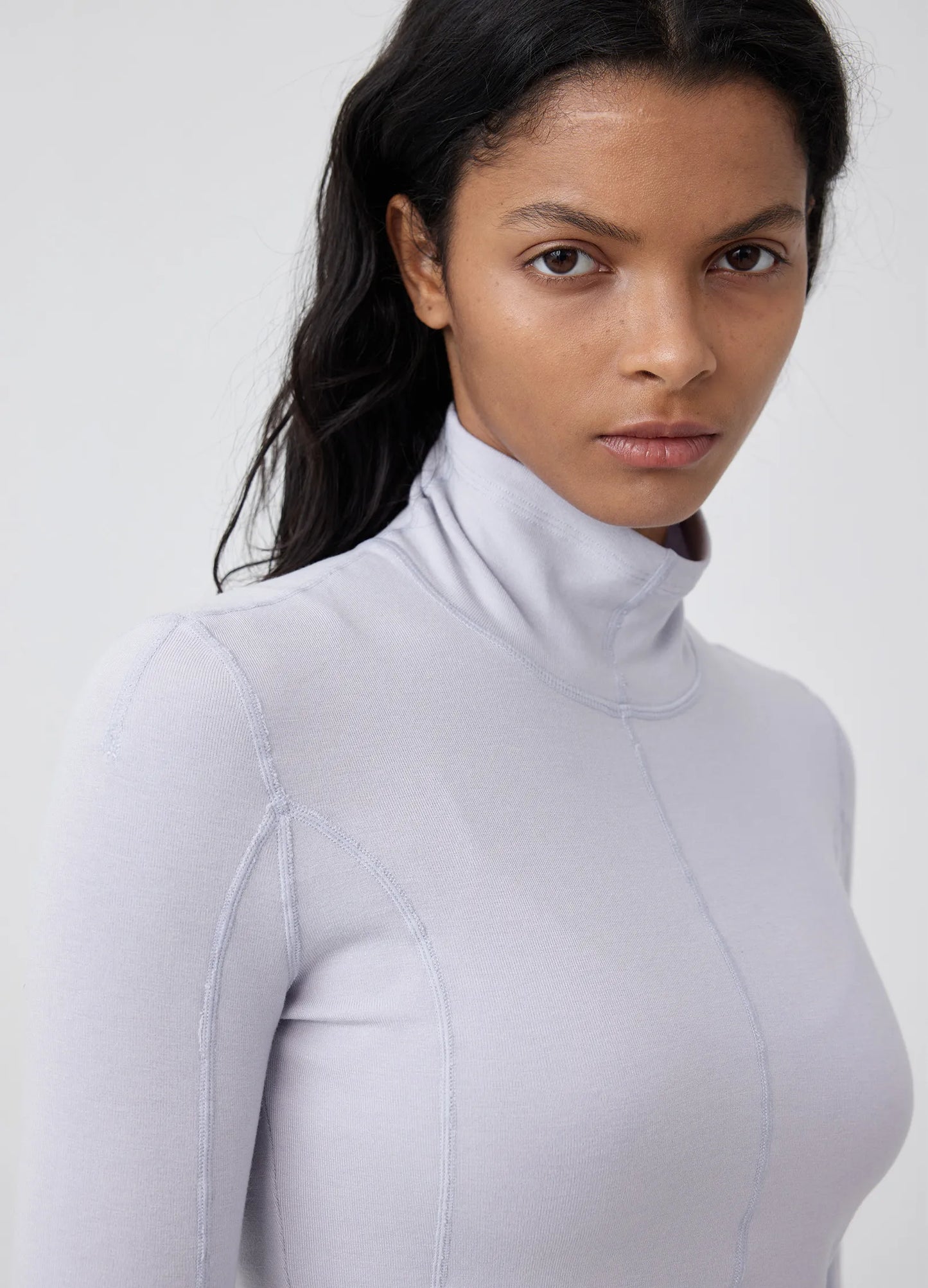 Fitted Turtleneck Womens