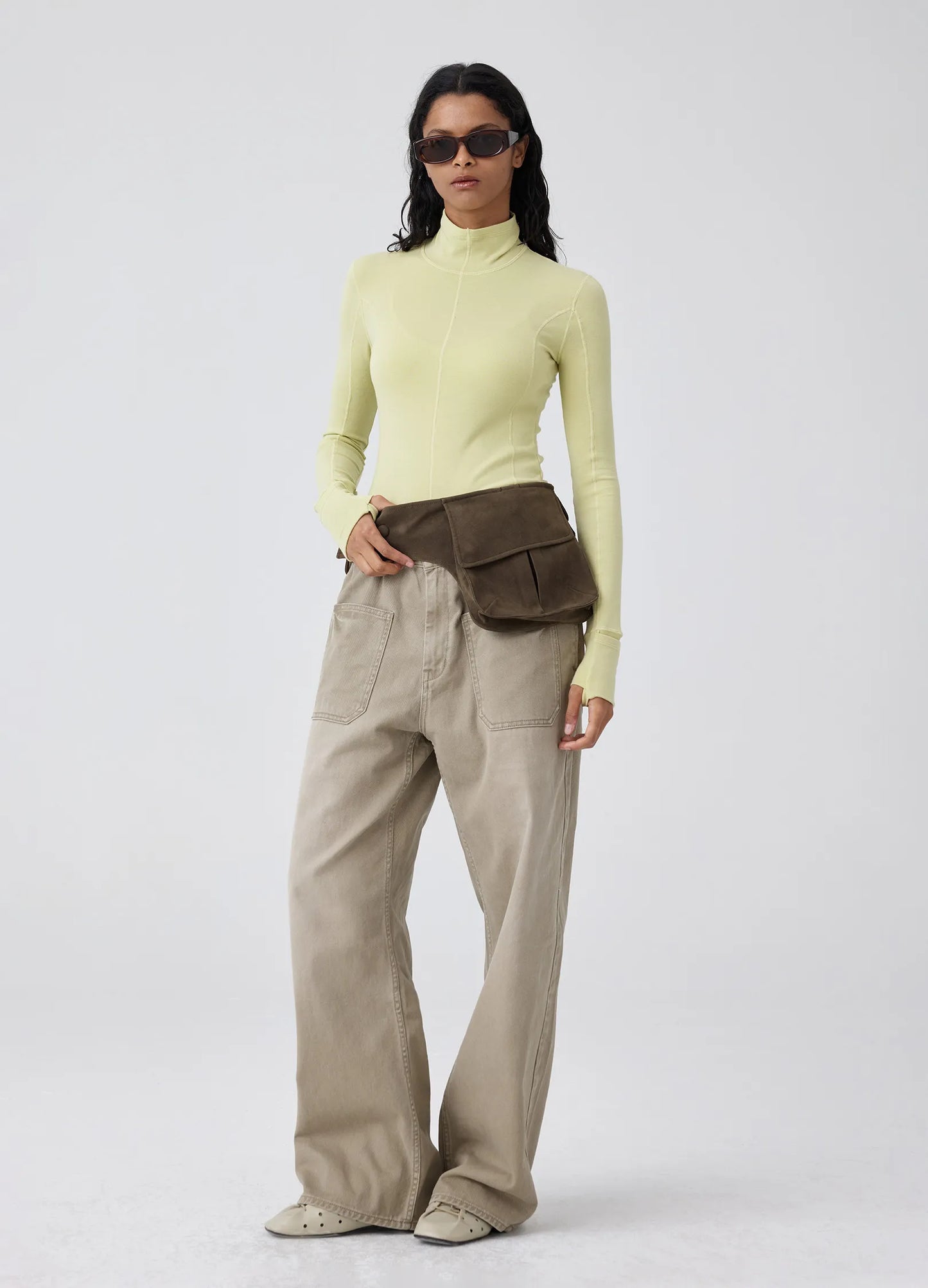 Fitted Turtleneck Womens