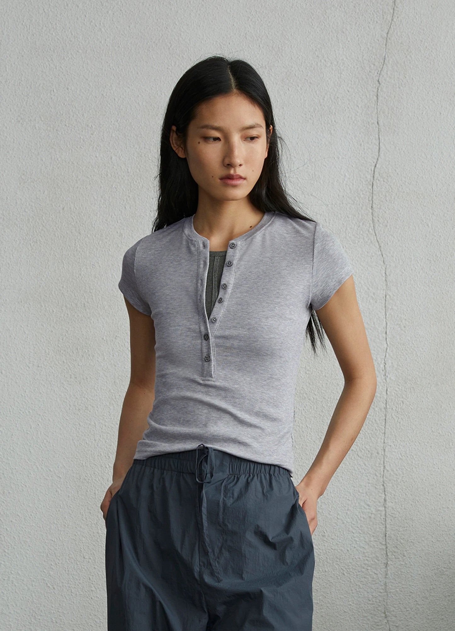Fitted Short Sleeve Top