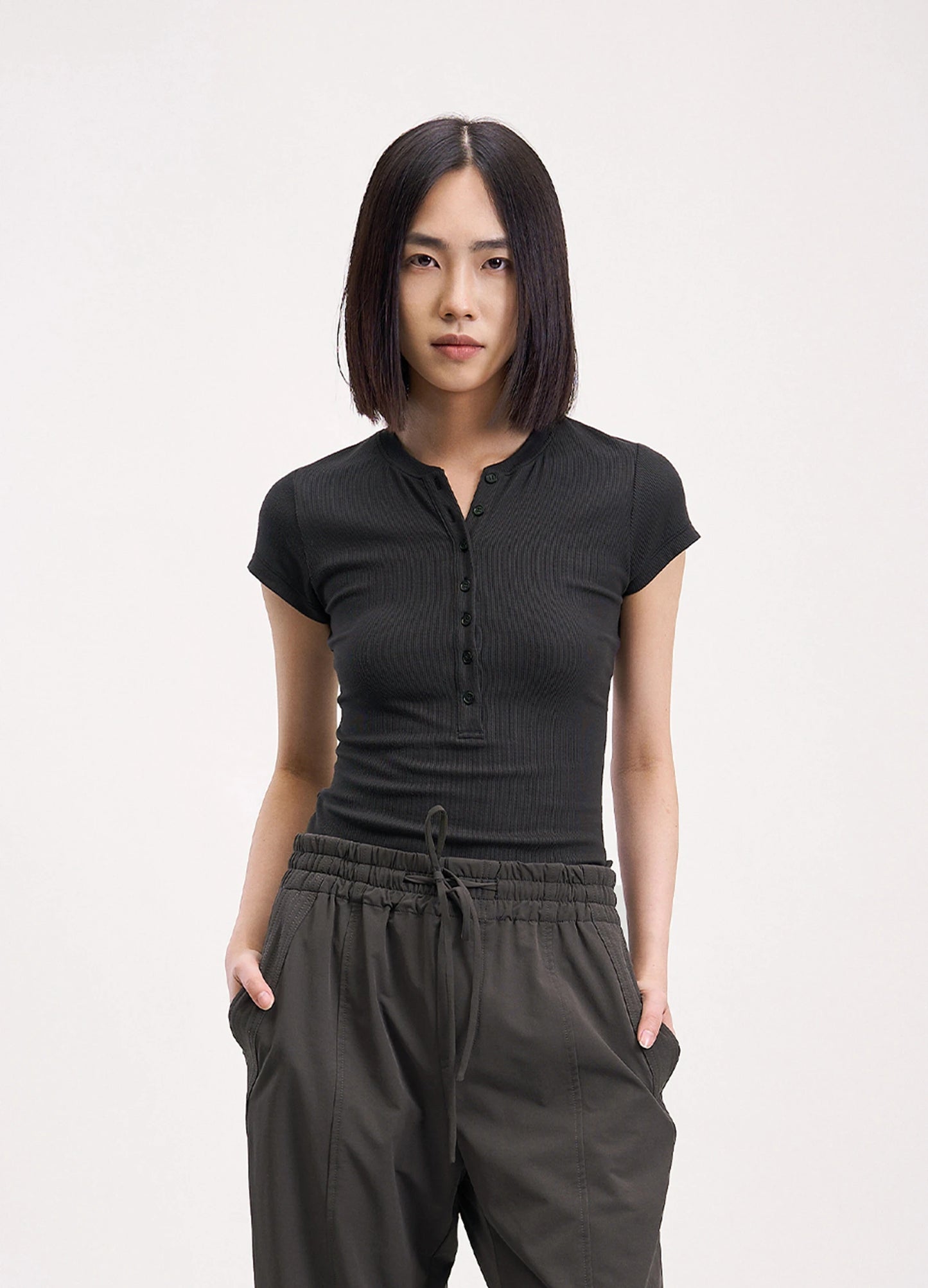 Fitted Short Sleeve Top