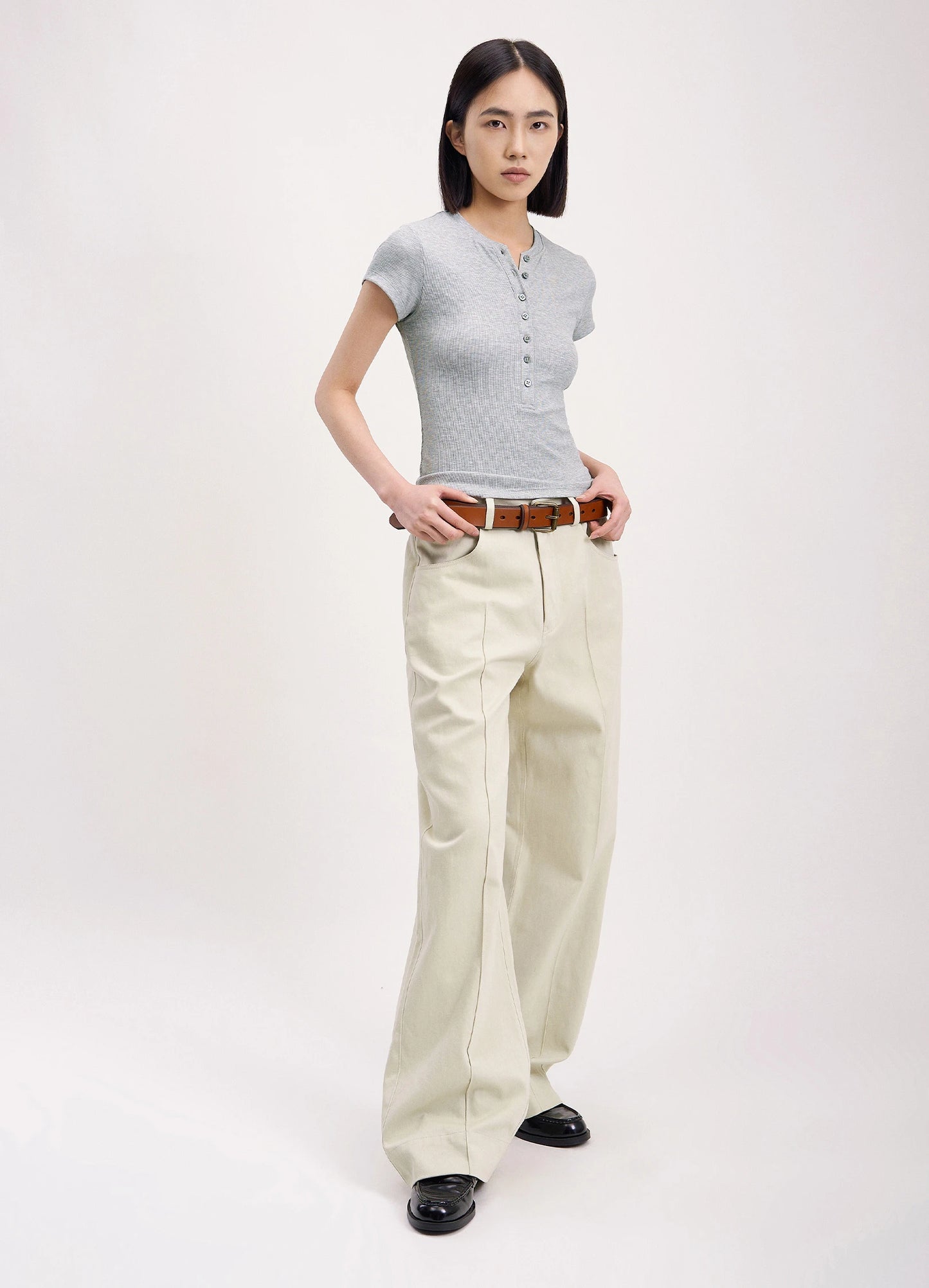 Fitted Short Sleeve Top