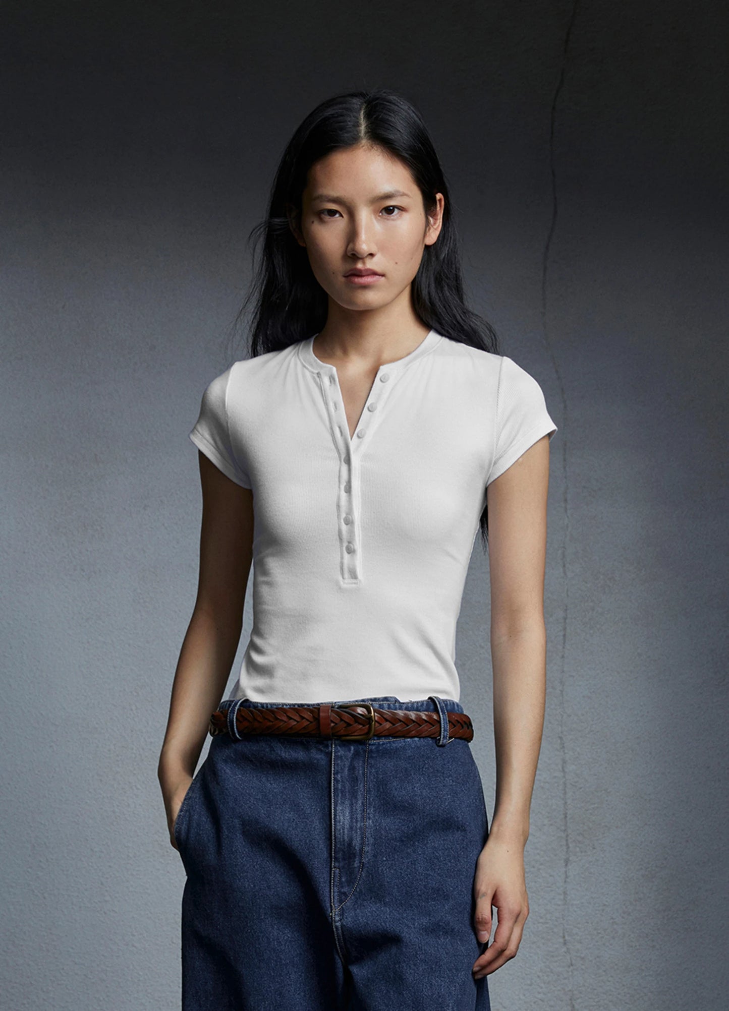 Fitted Short Sleeve Top
