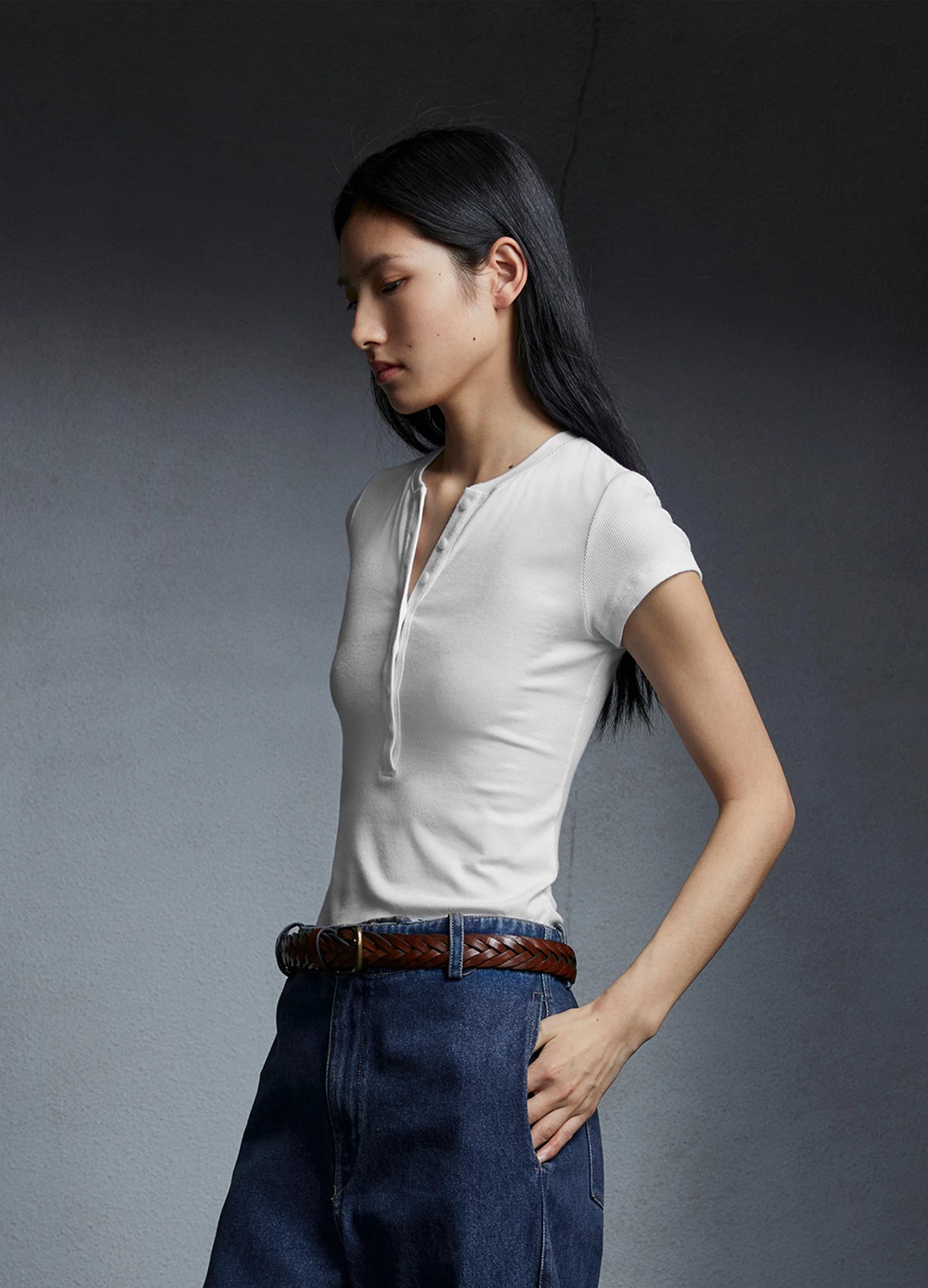 Fitted Short Sleeve Top