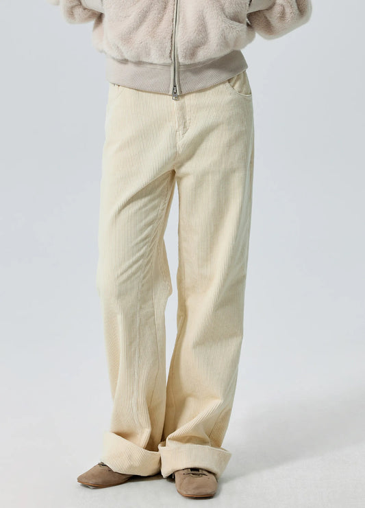 Flared Corduroy Trousers