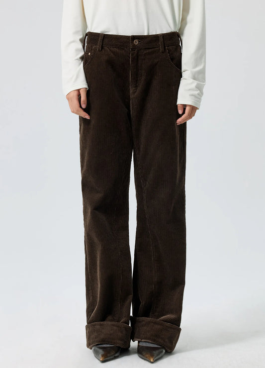 Flared Corduroy Trousers