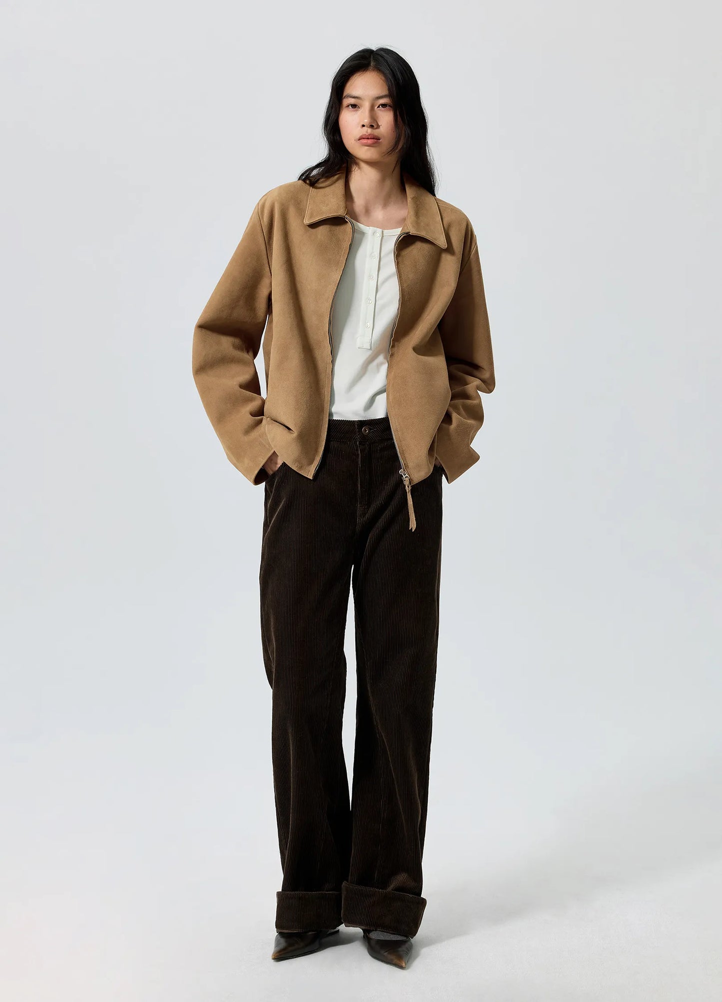 Flared Corduroy Trousers