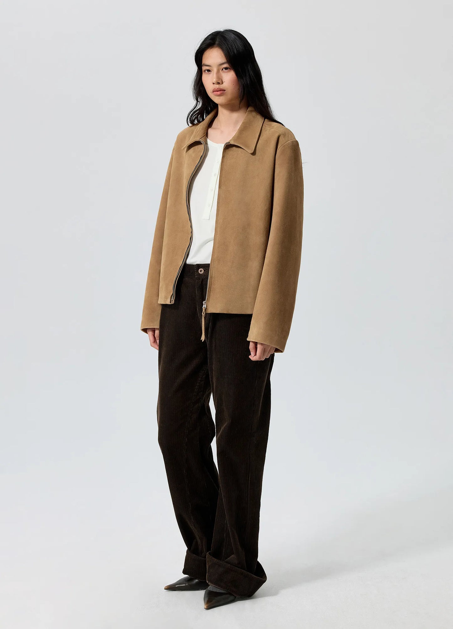 Flared Corduroy Trousers