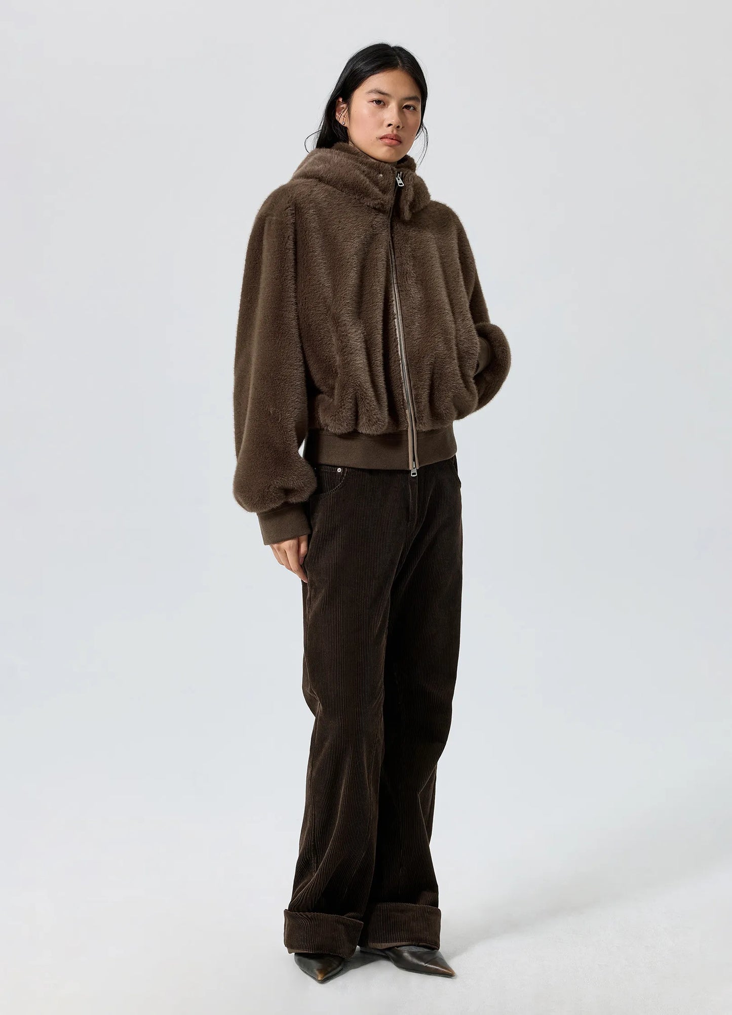 Flared Corduroy Trousers